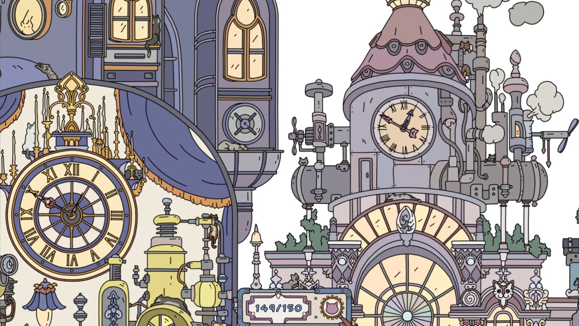Изображение игры: HIDDEN CATS 3: Steampunk