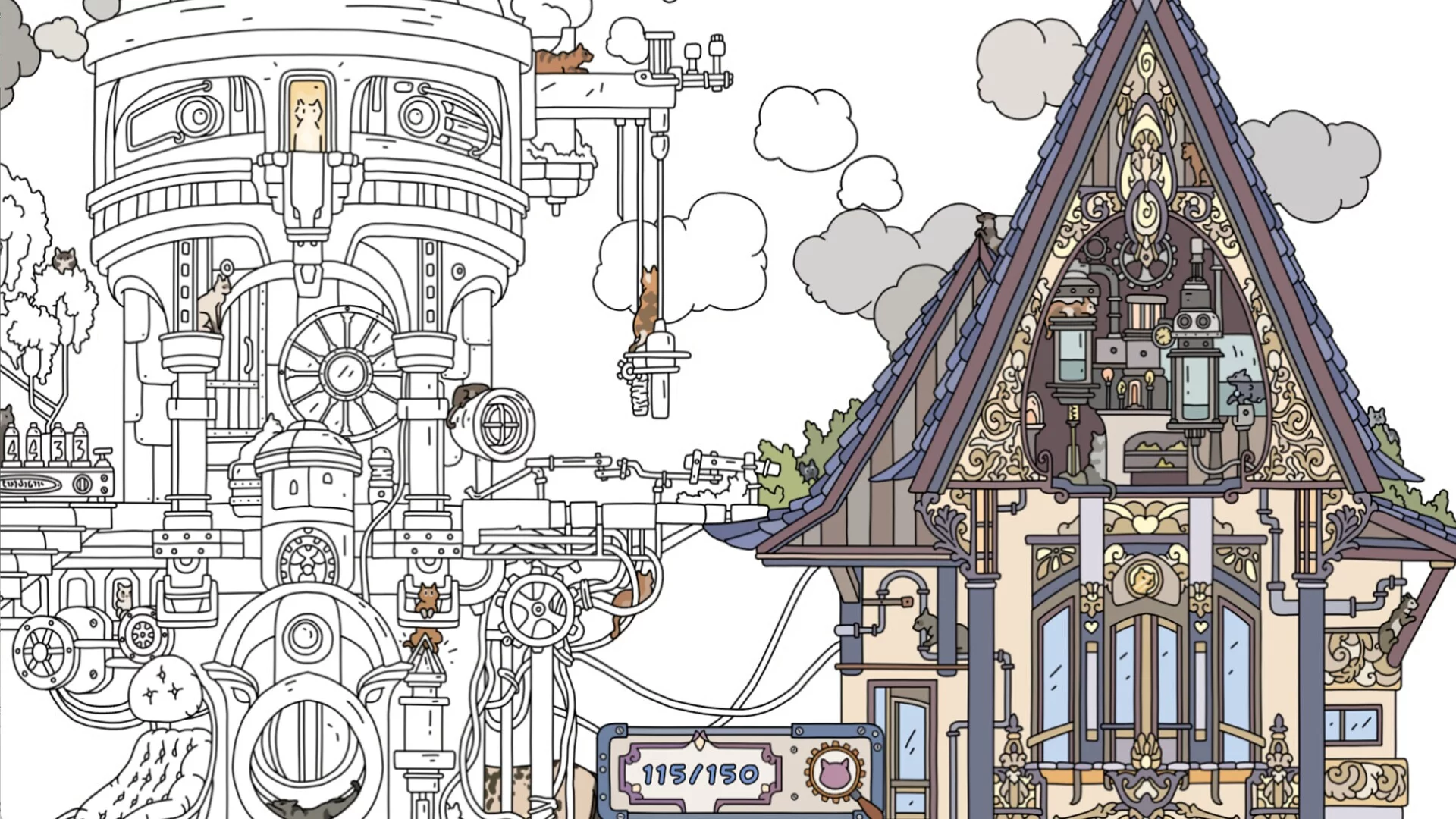 Изображение игры: HIDDEN CATS 3: Steampunk