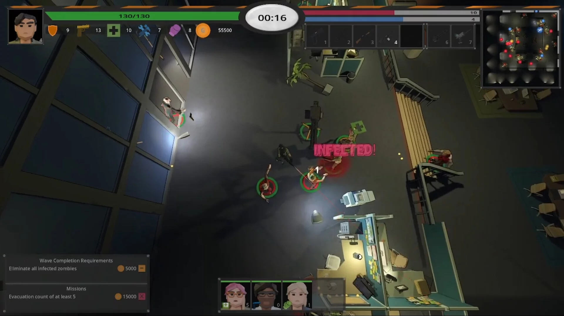 Изображение игры: Office Outbreak Savior