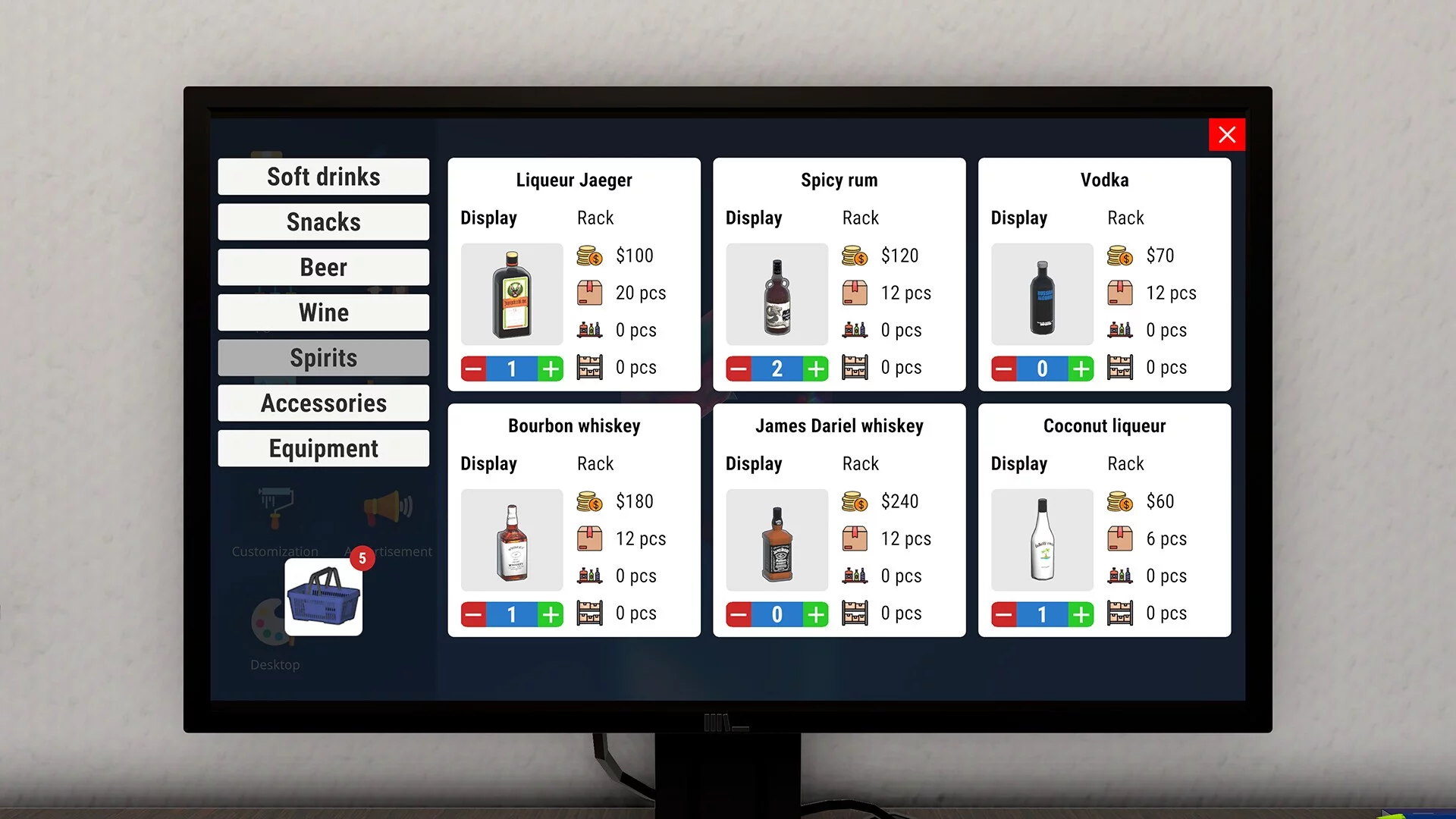 Изображение игры: Liquor Store Simulator