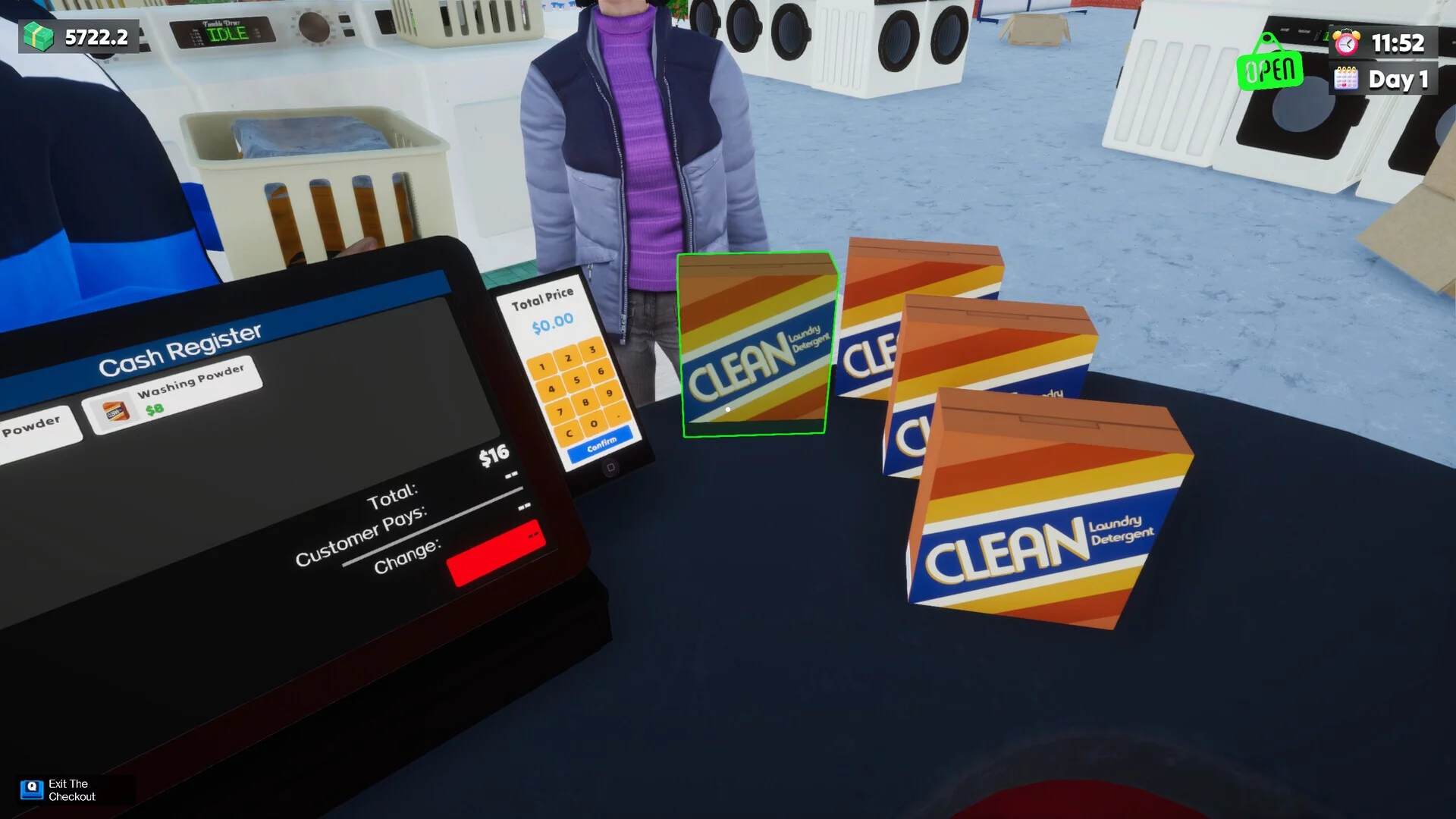 Изображение игры: Laundry & Supermarket Simulator