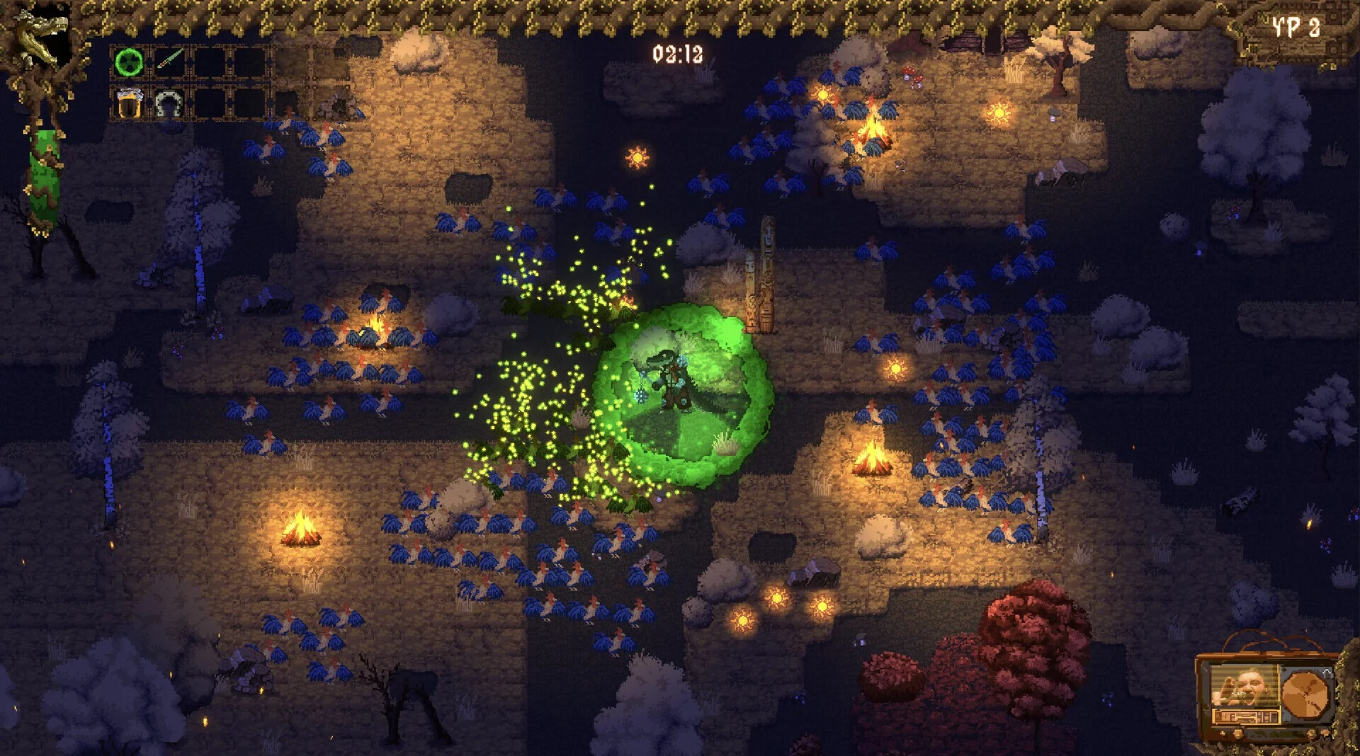 Изображение игры: Lizard Survivors: Battle for Hyperborea