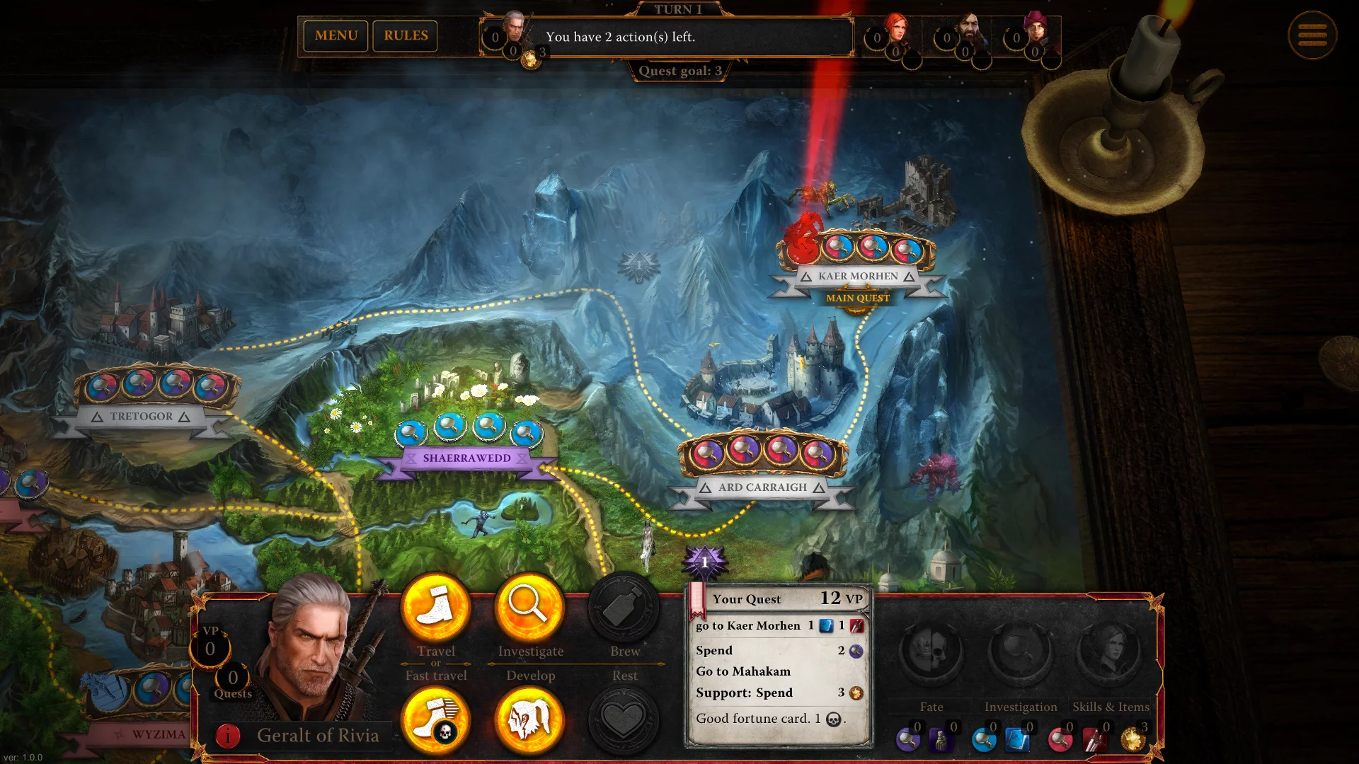 Изображение игры: The Witcher Adventure Game