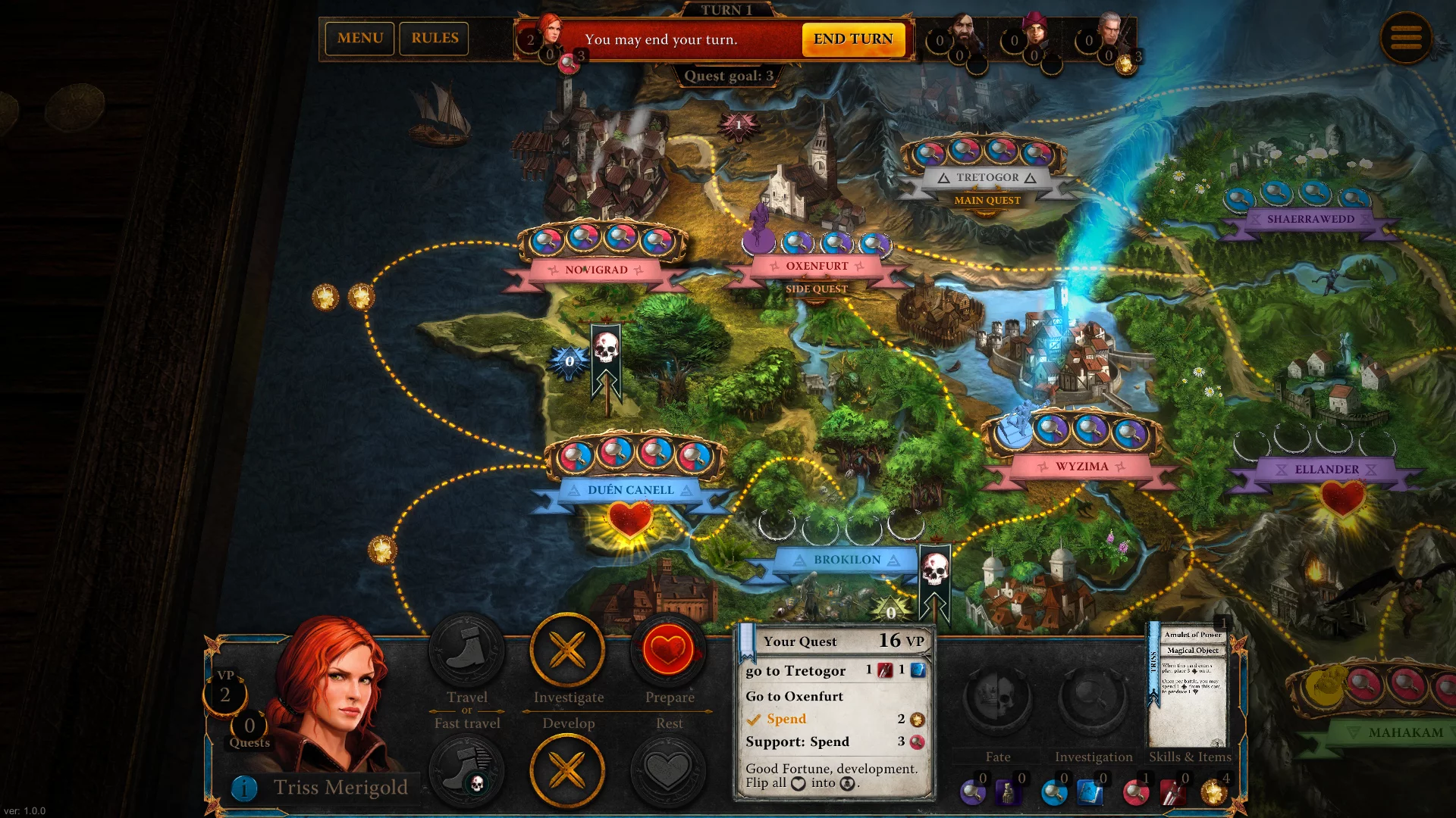 Изображение игры: The Witcher Adventure Game