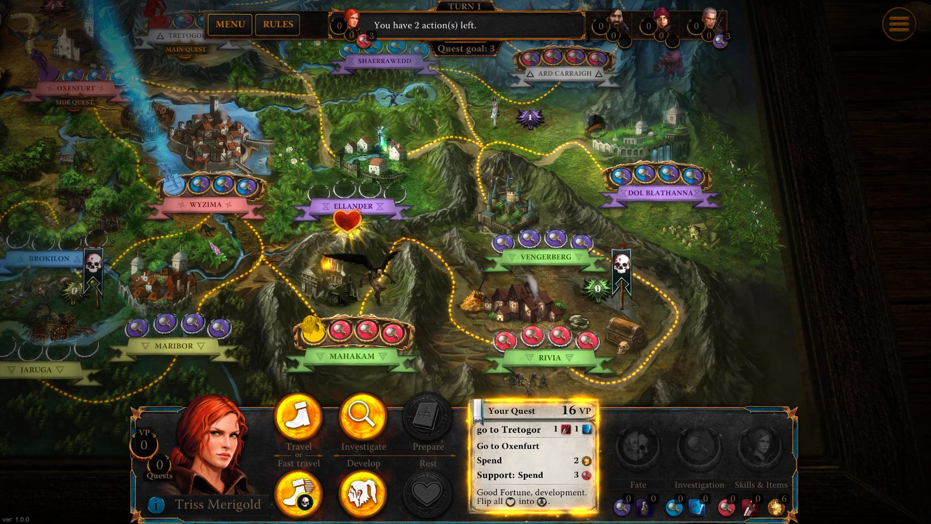 Изображение игры: The Witcher Adventure Game