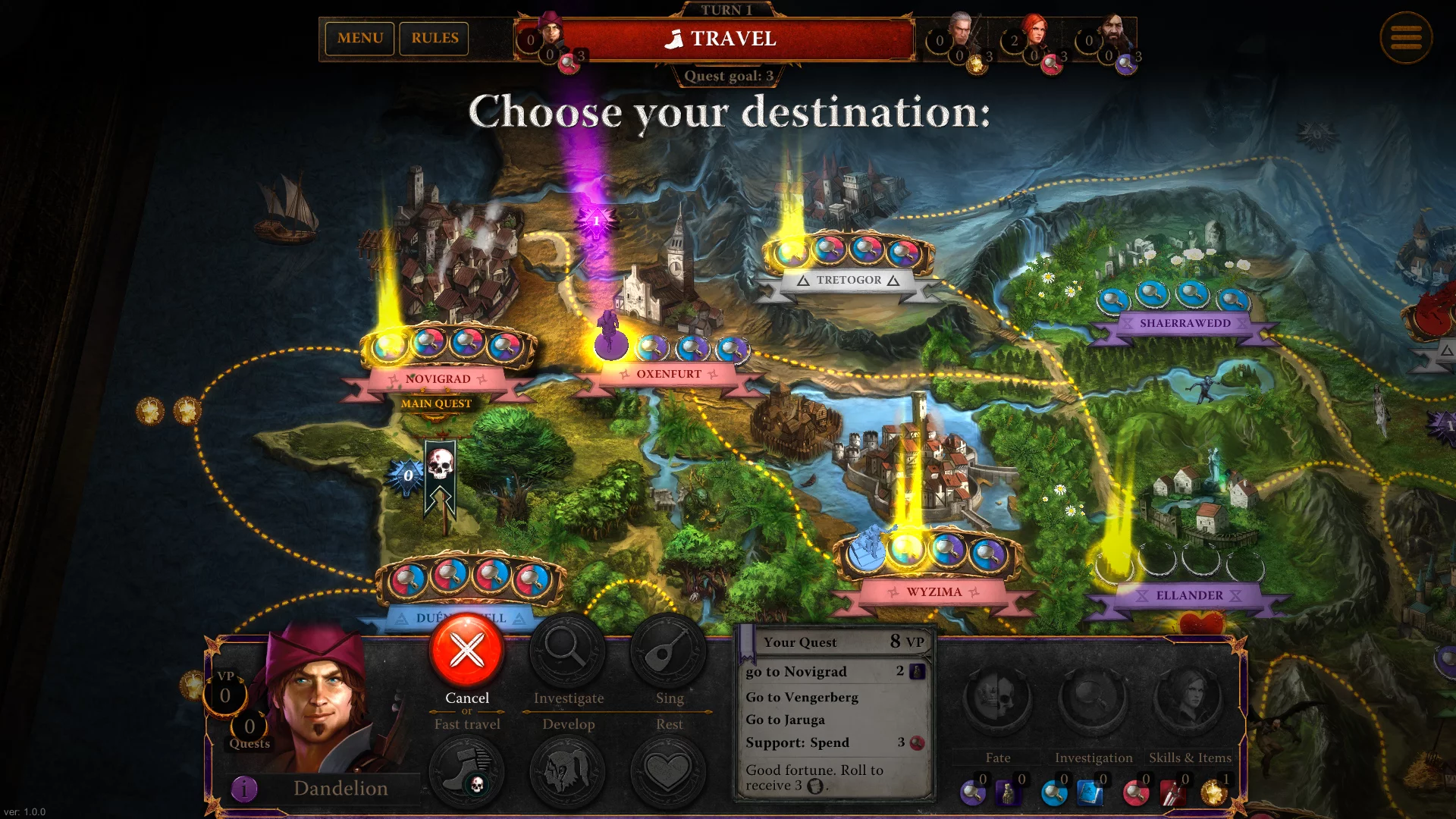 Изображение игры: The Witcher Adventure Game
