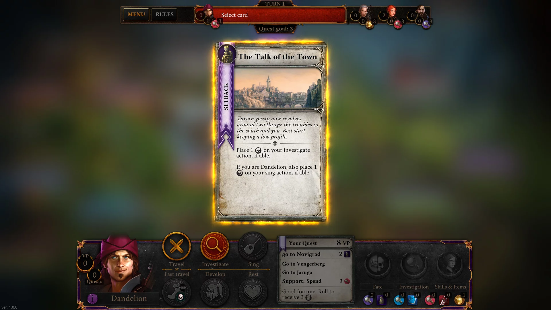 Изображение игры: The Witcher Adventure Game