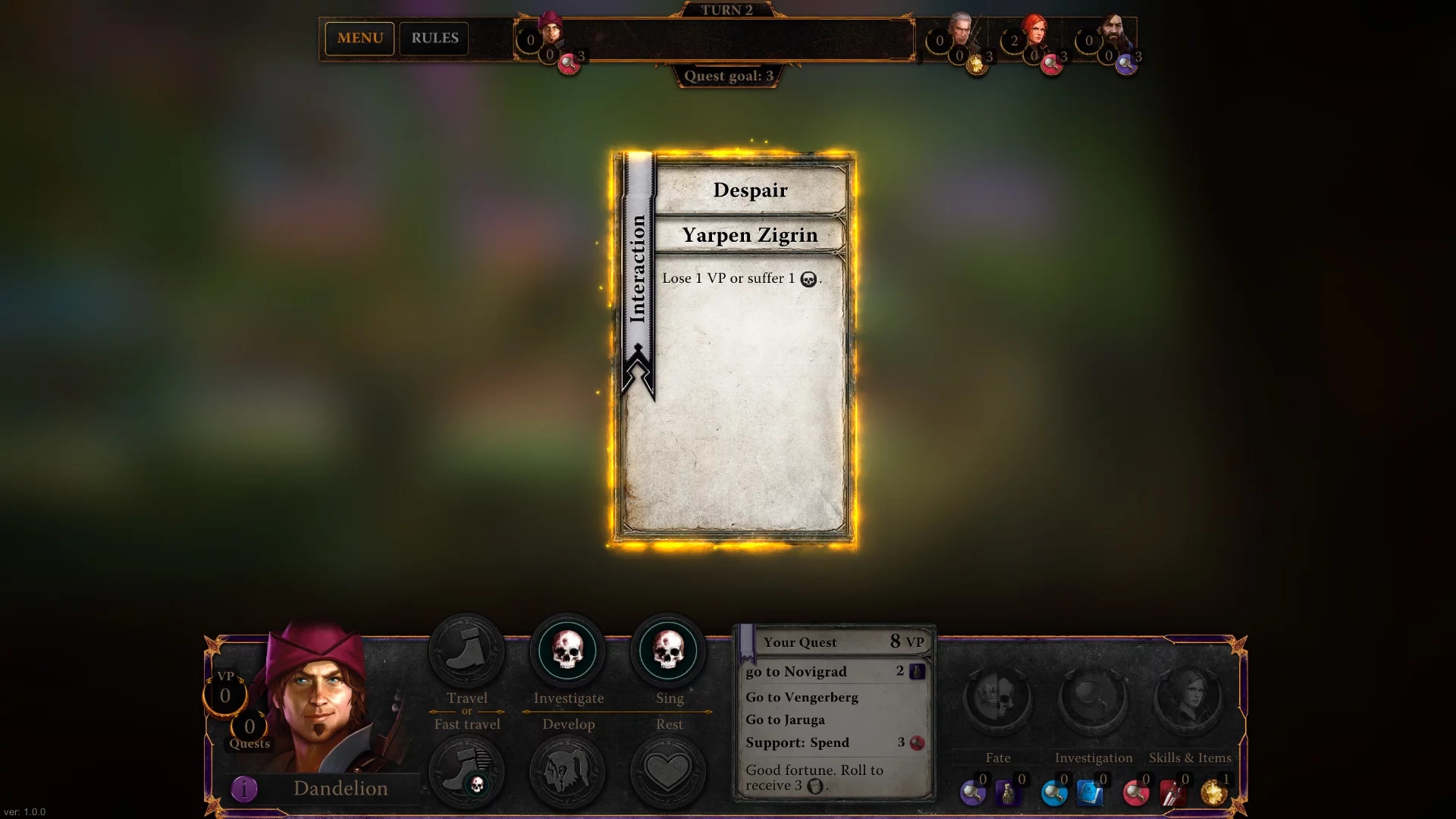 Изображение игры: The Witcher Adventure Game