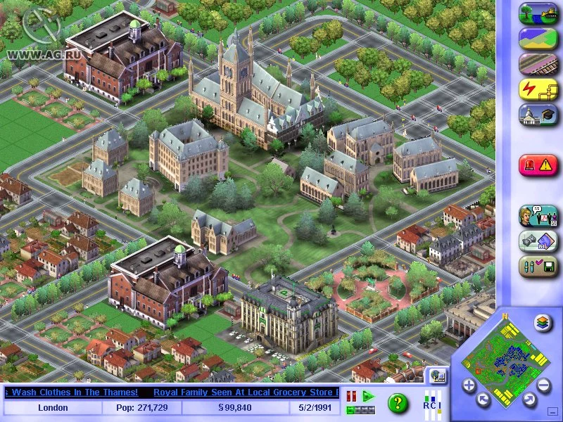 Изображение игры: SimCity 3000 UK Edition