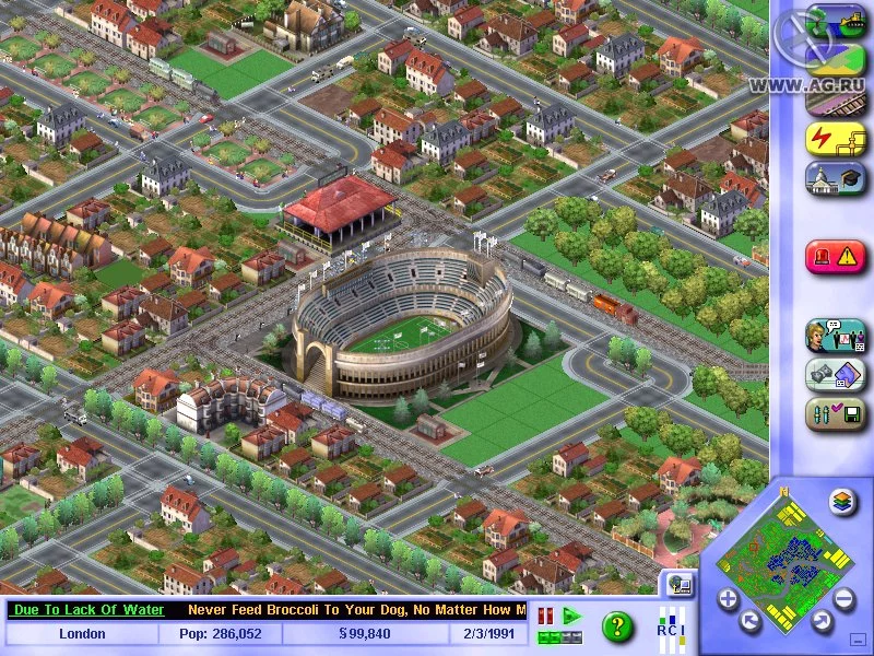 Изображение игры: SimCity 3000 UK Edition