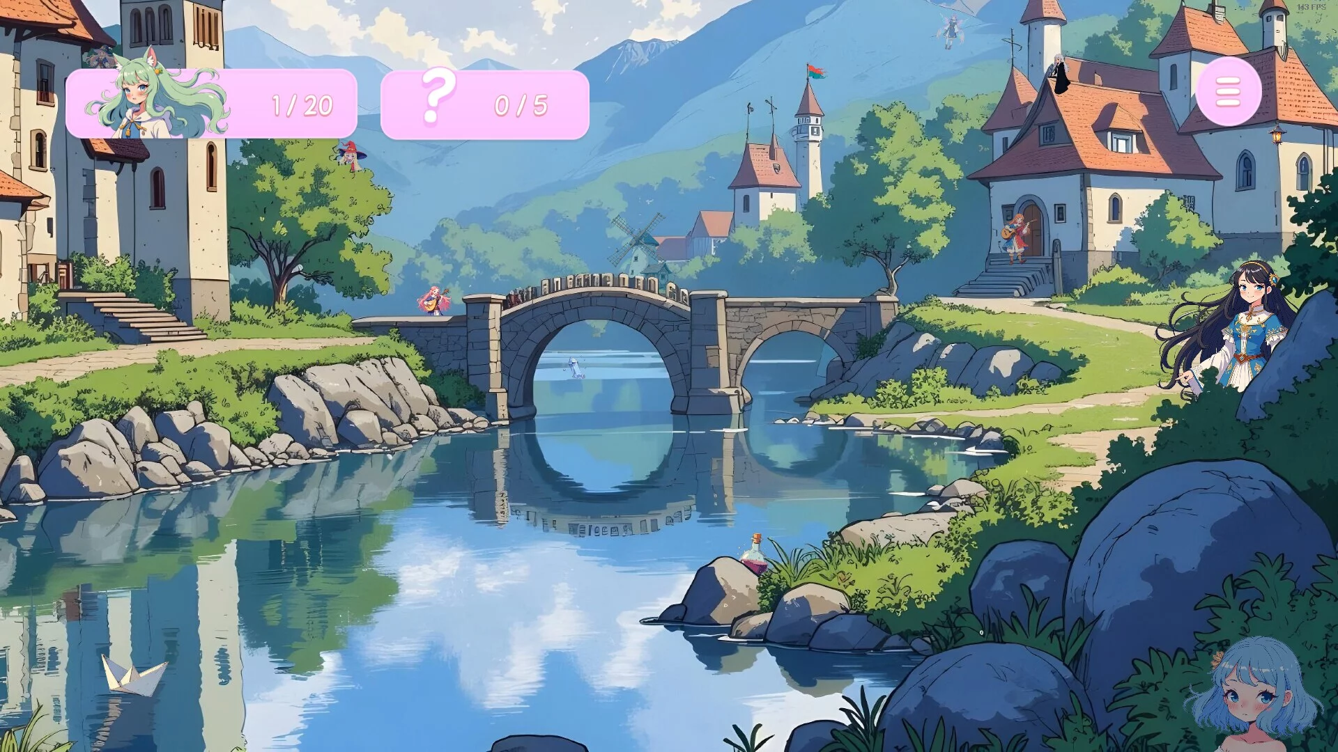 Изображение игры: Hidden Anime Girls