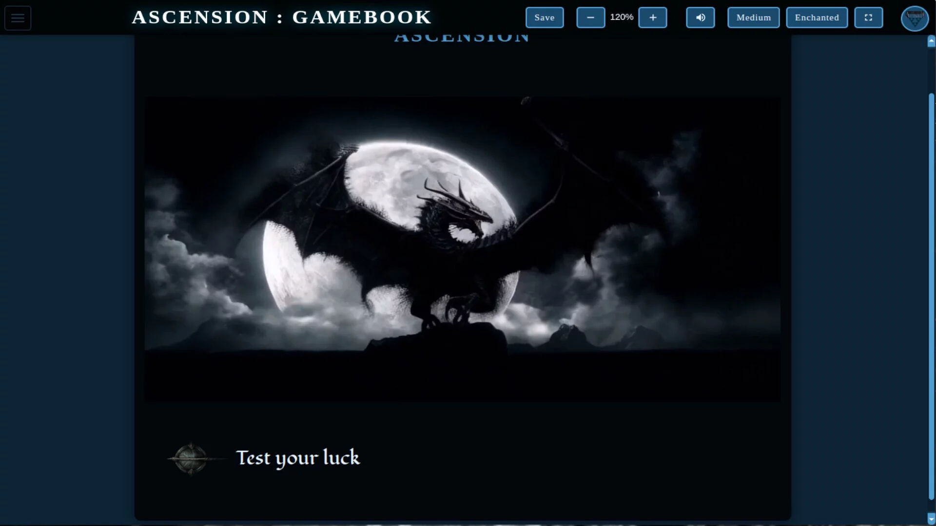Изображение игры: Ascension Gamebook