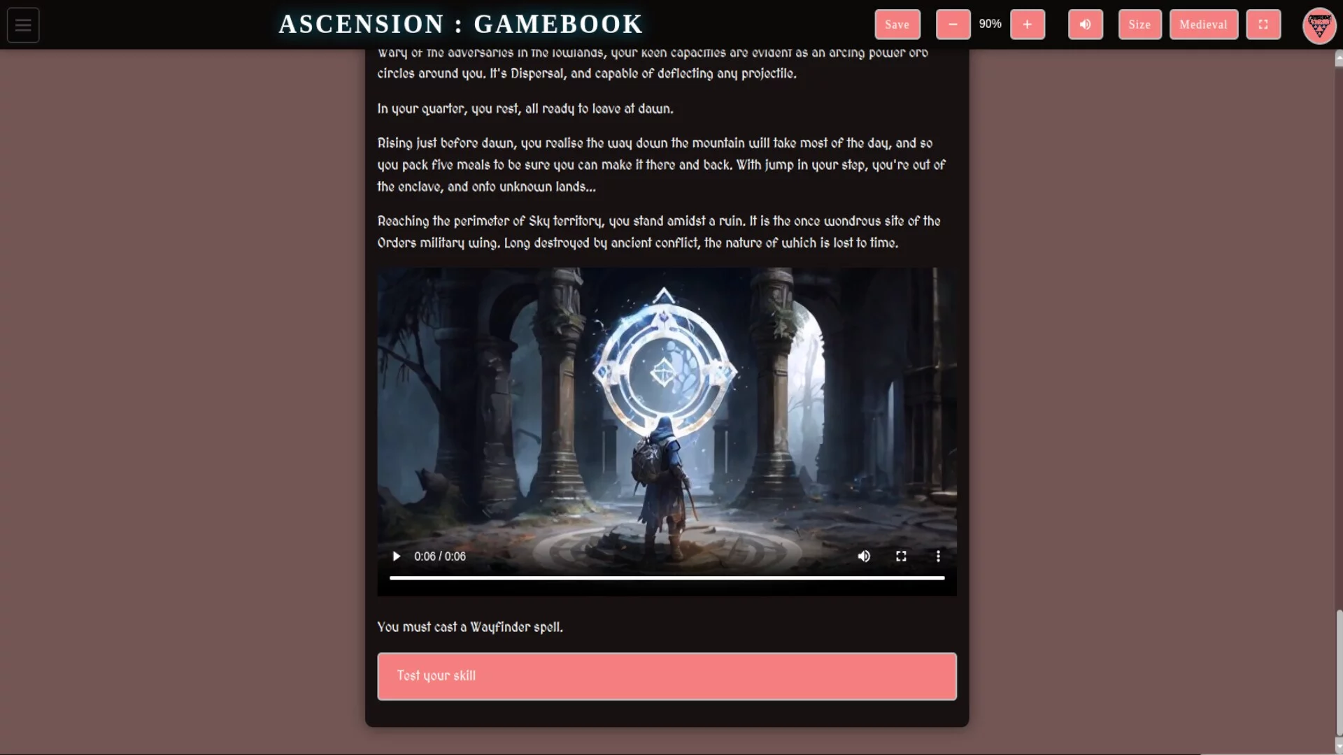 Изображение игры: Ascension Gamebook