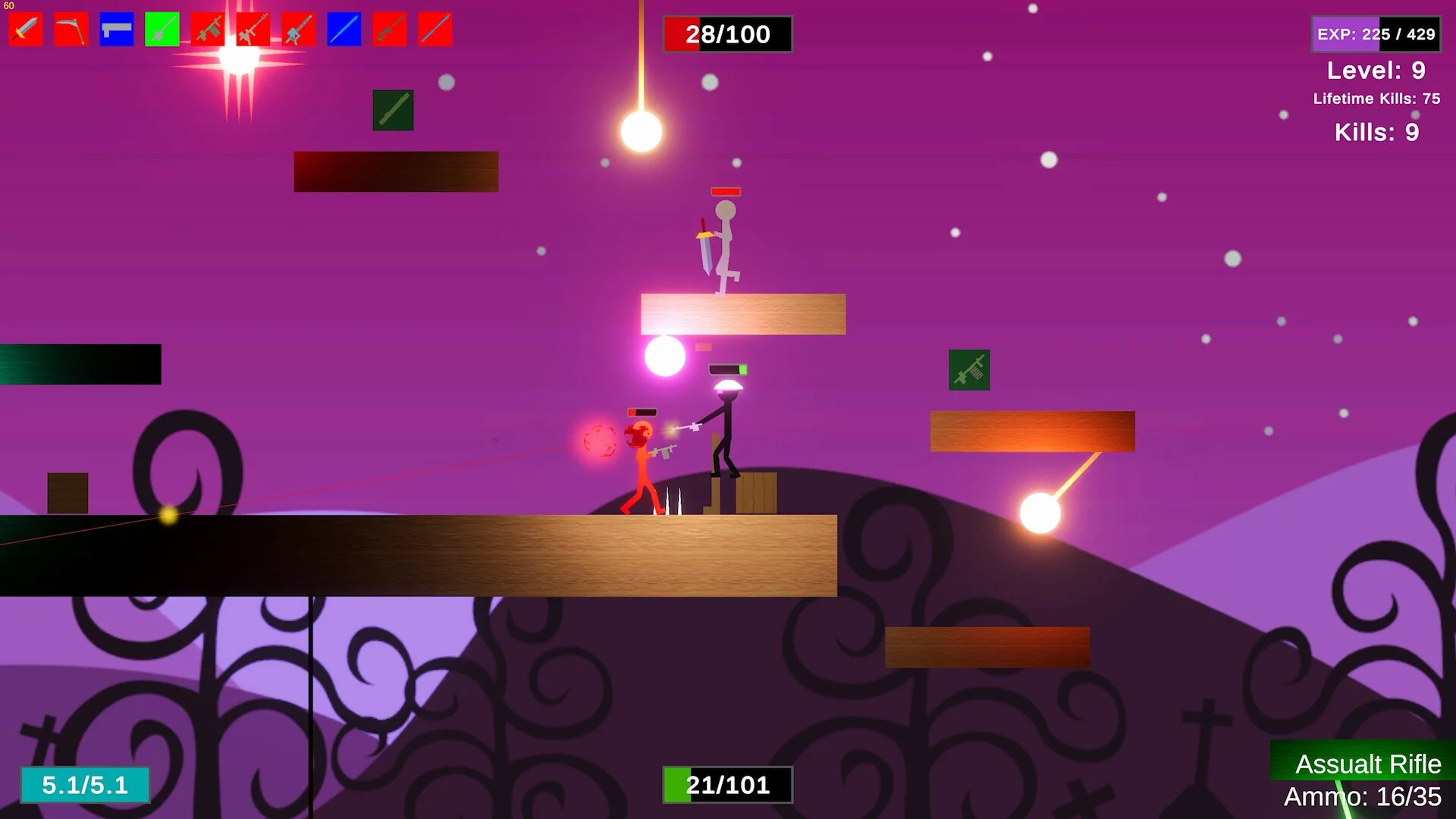 Изображение игры: Stick Figure Combat