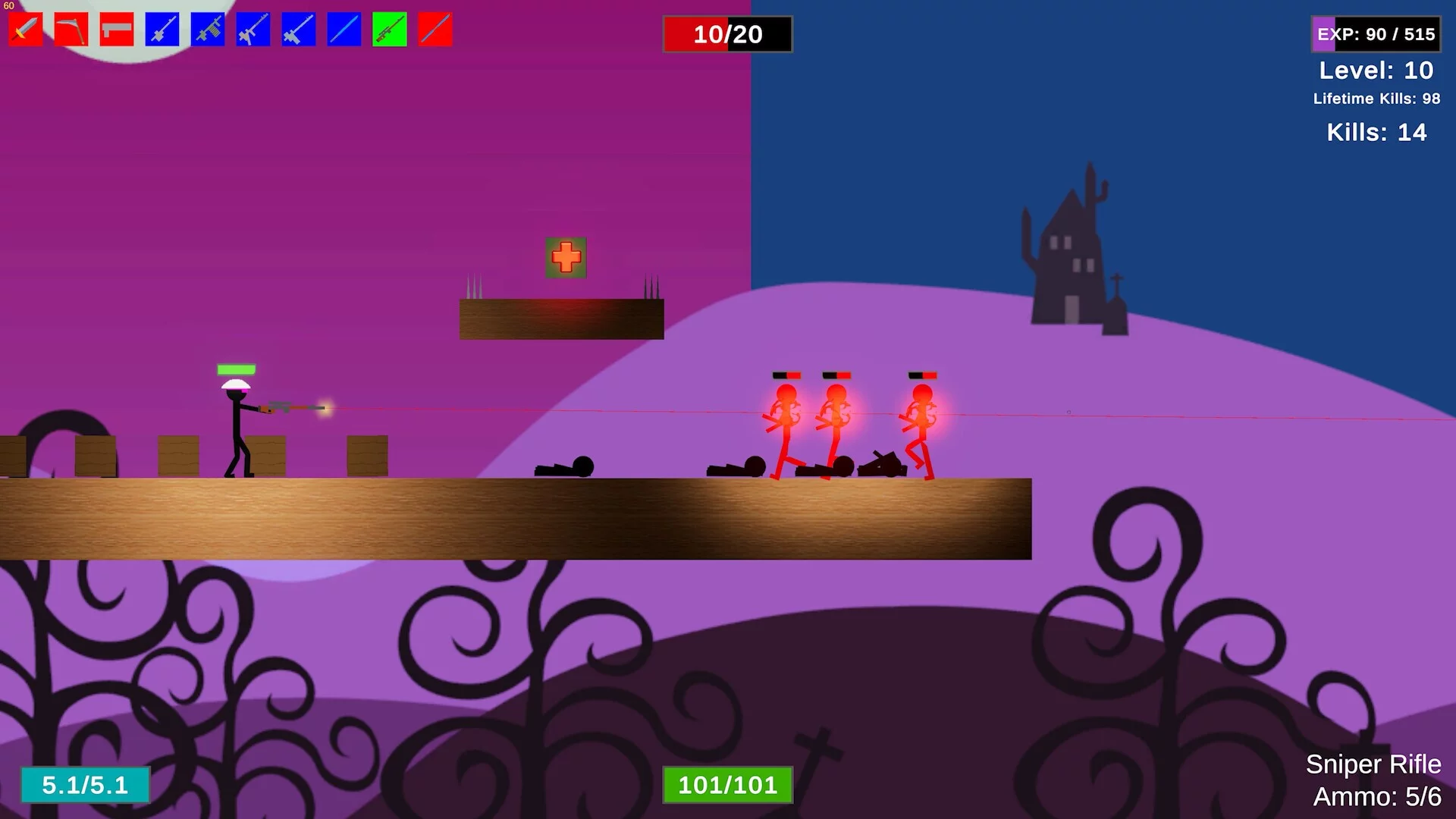 Изображение игры: Stick Figure Combat
