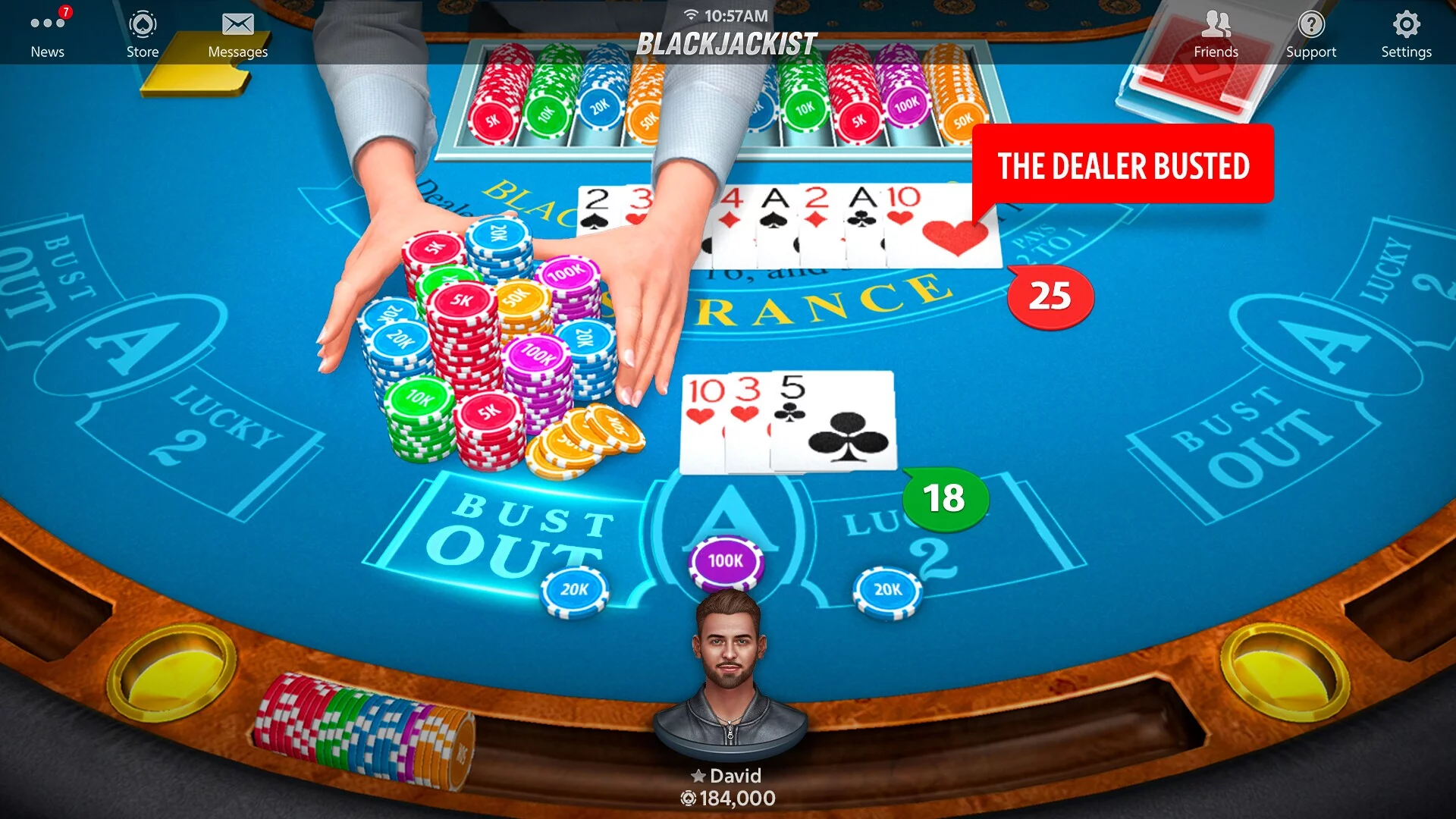 Изображение игры: Blackjack 21: Blackjackist