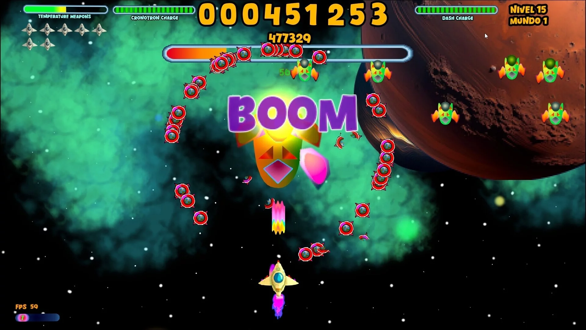 Изображение игры: Galactic Plague 2000