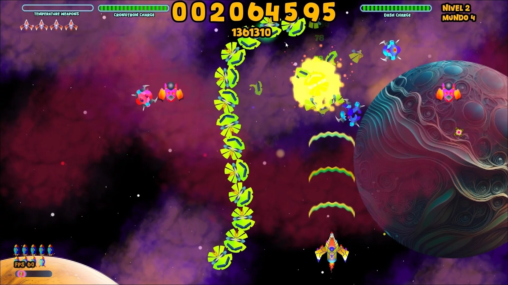 Изображение игры: Galactic Plague 2000