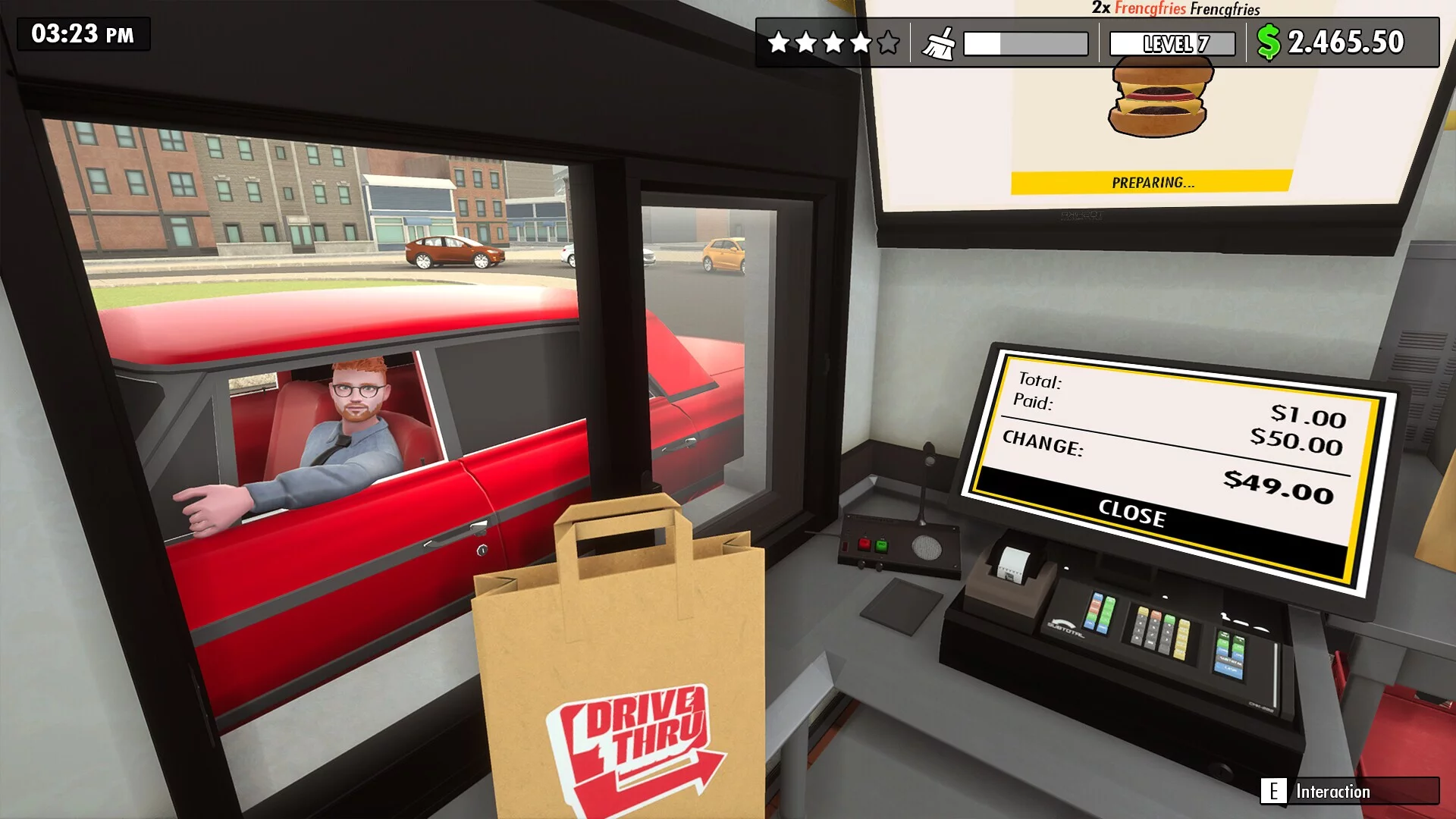 Изображение игры: Drive Thru Simulator: Prologue