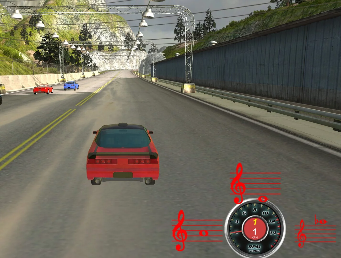 Изображение игры: Pitch Race Car Racing