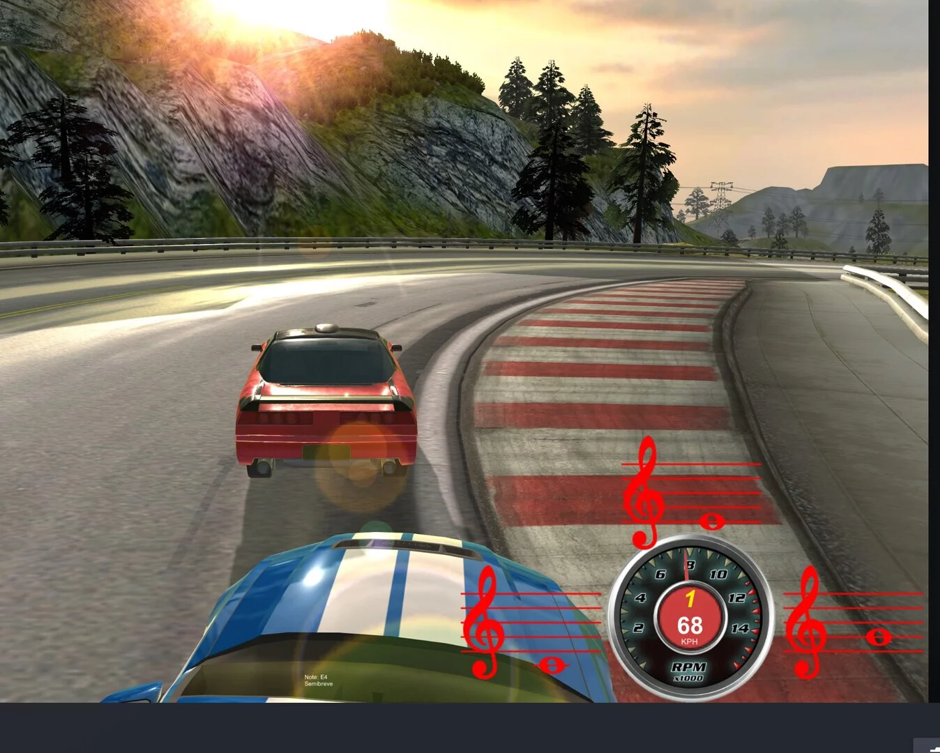 Изображение игры: Pitch Race Car Racing