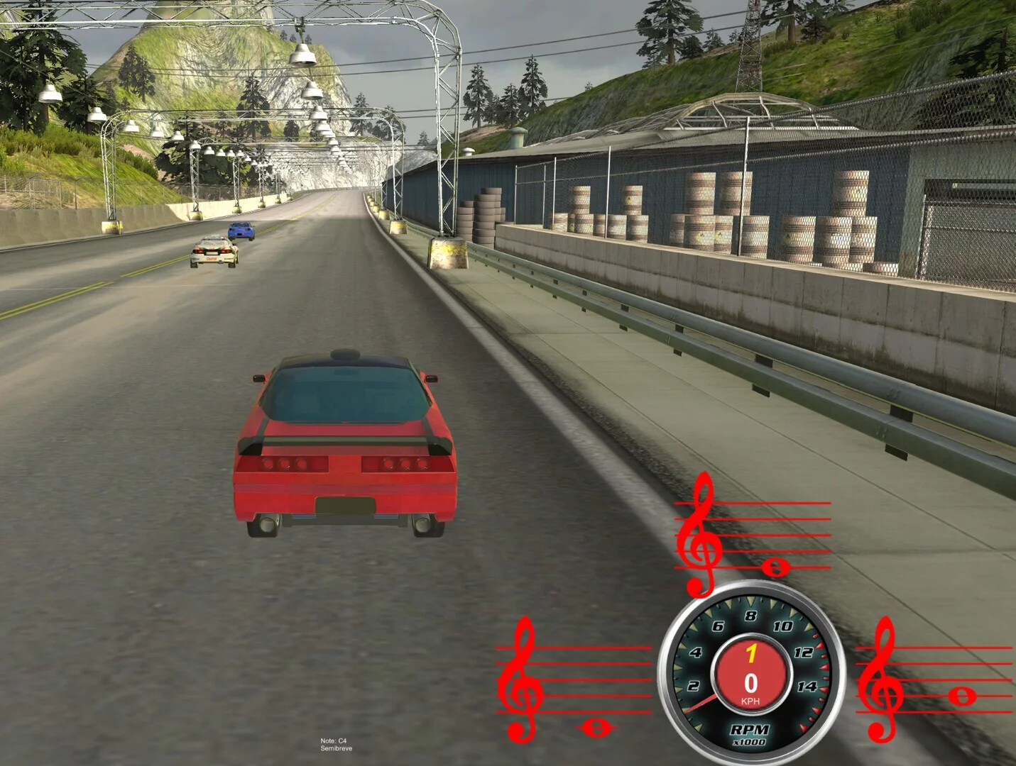 Изображение игры: Pitch Race Car Racing