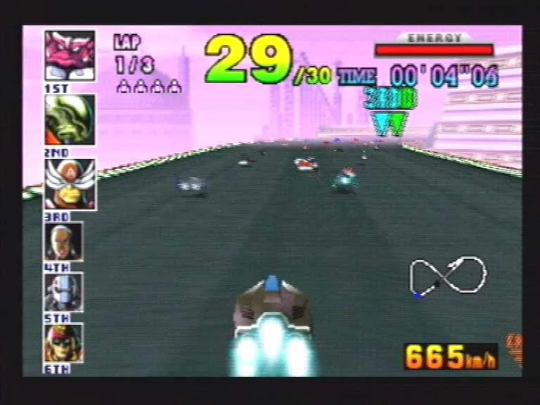Изображение игры: F-Zero X