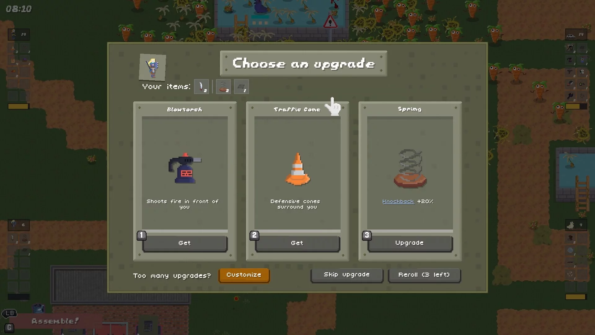 Изображение игры: Carrot Survivors