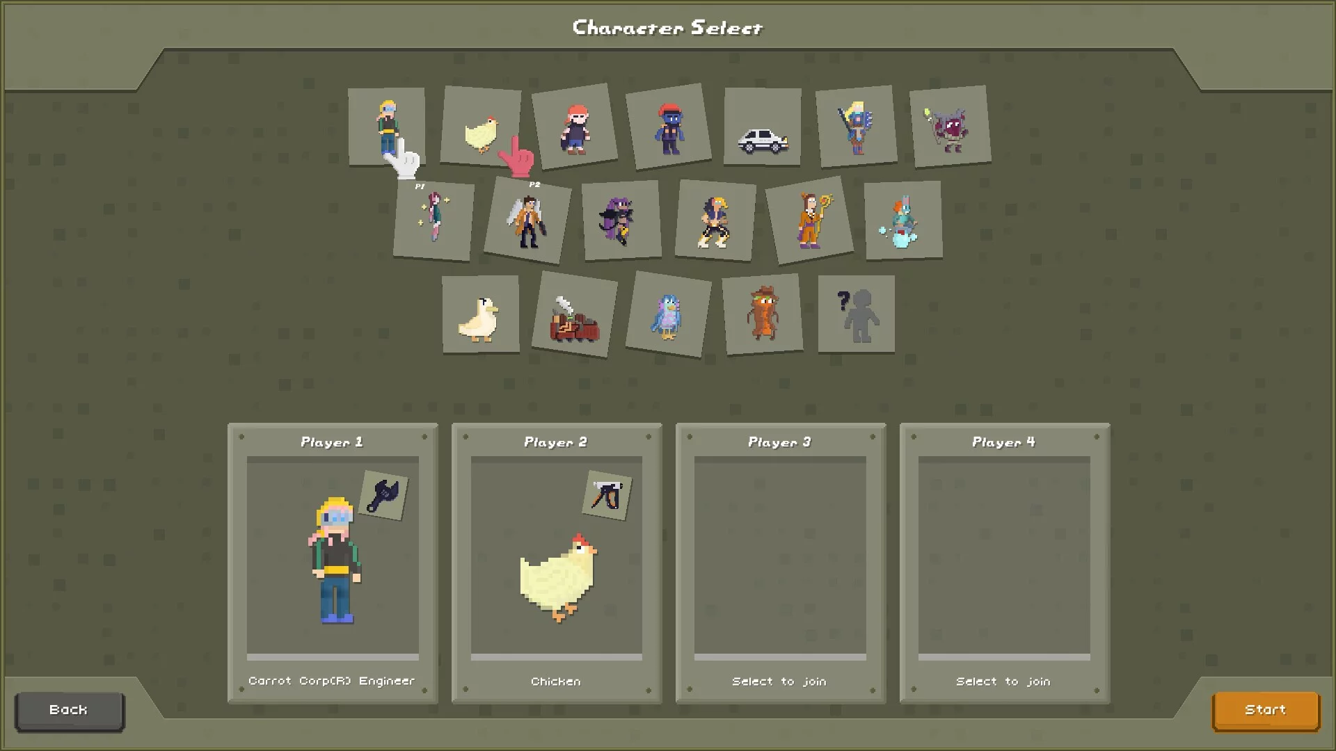 Изображение игры: Carrot Survivors