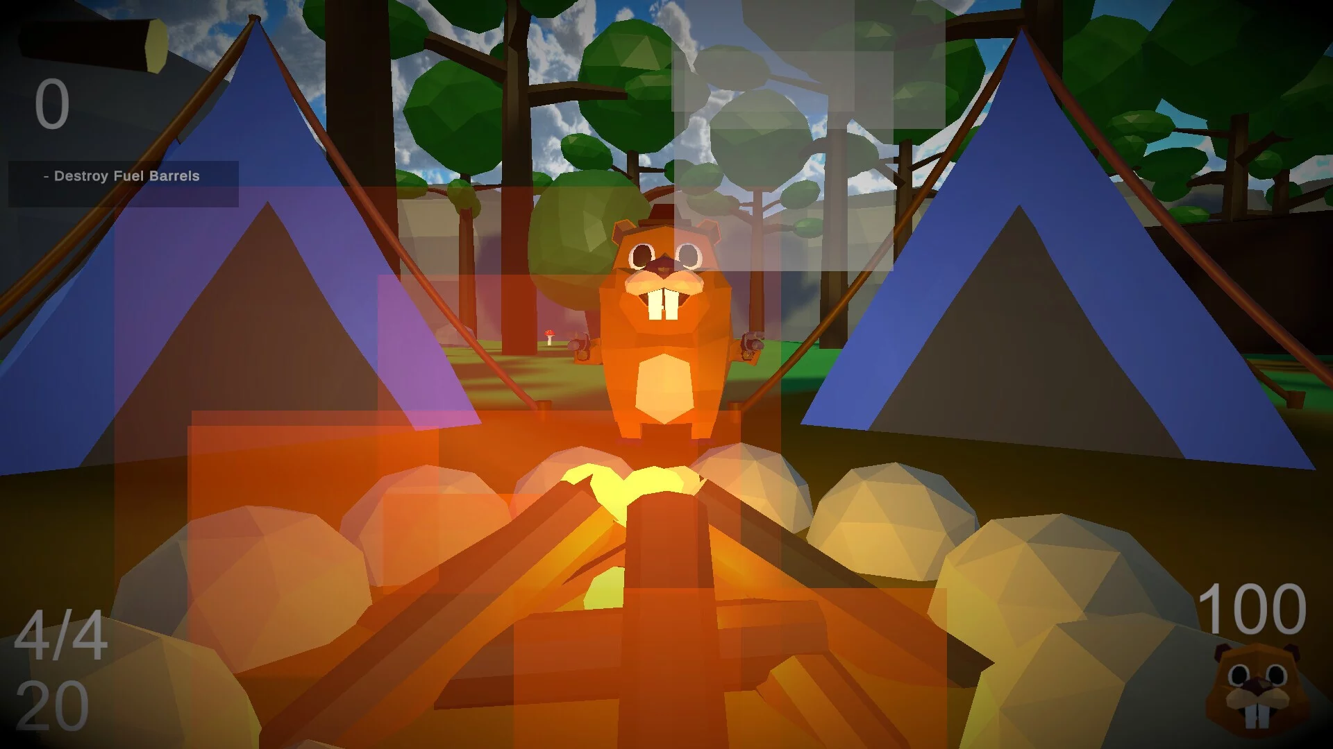 Изображение игры: BEAVER RAMPAGE