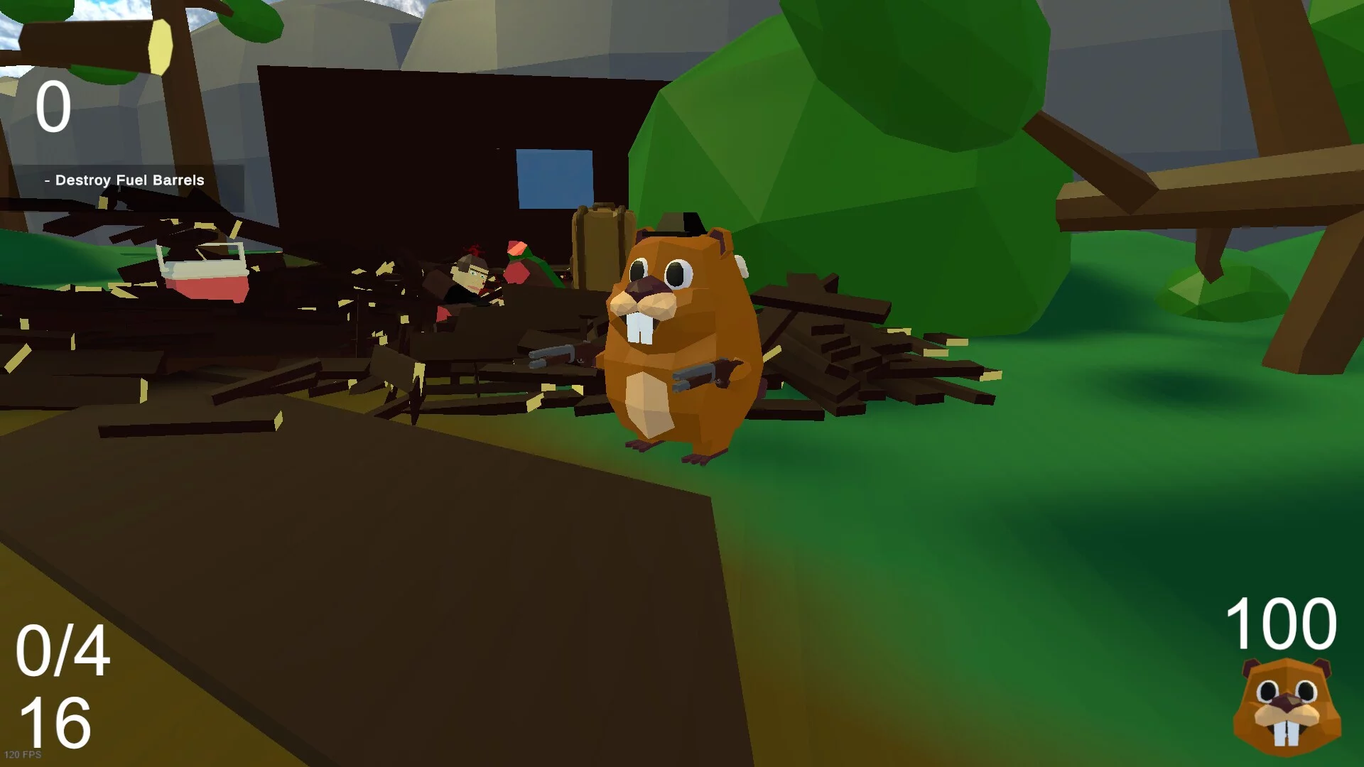 Изображение игры: BEAVER RAMPAGE