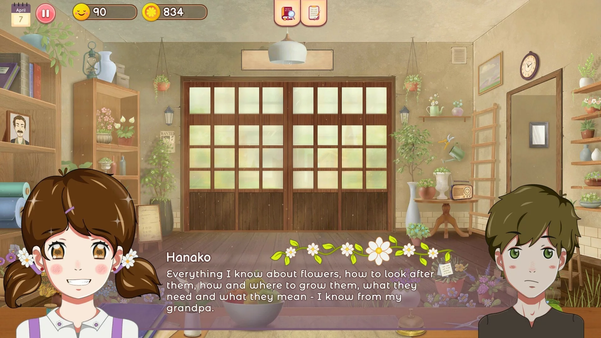 Изображение игры: Hanako's Flower Shop