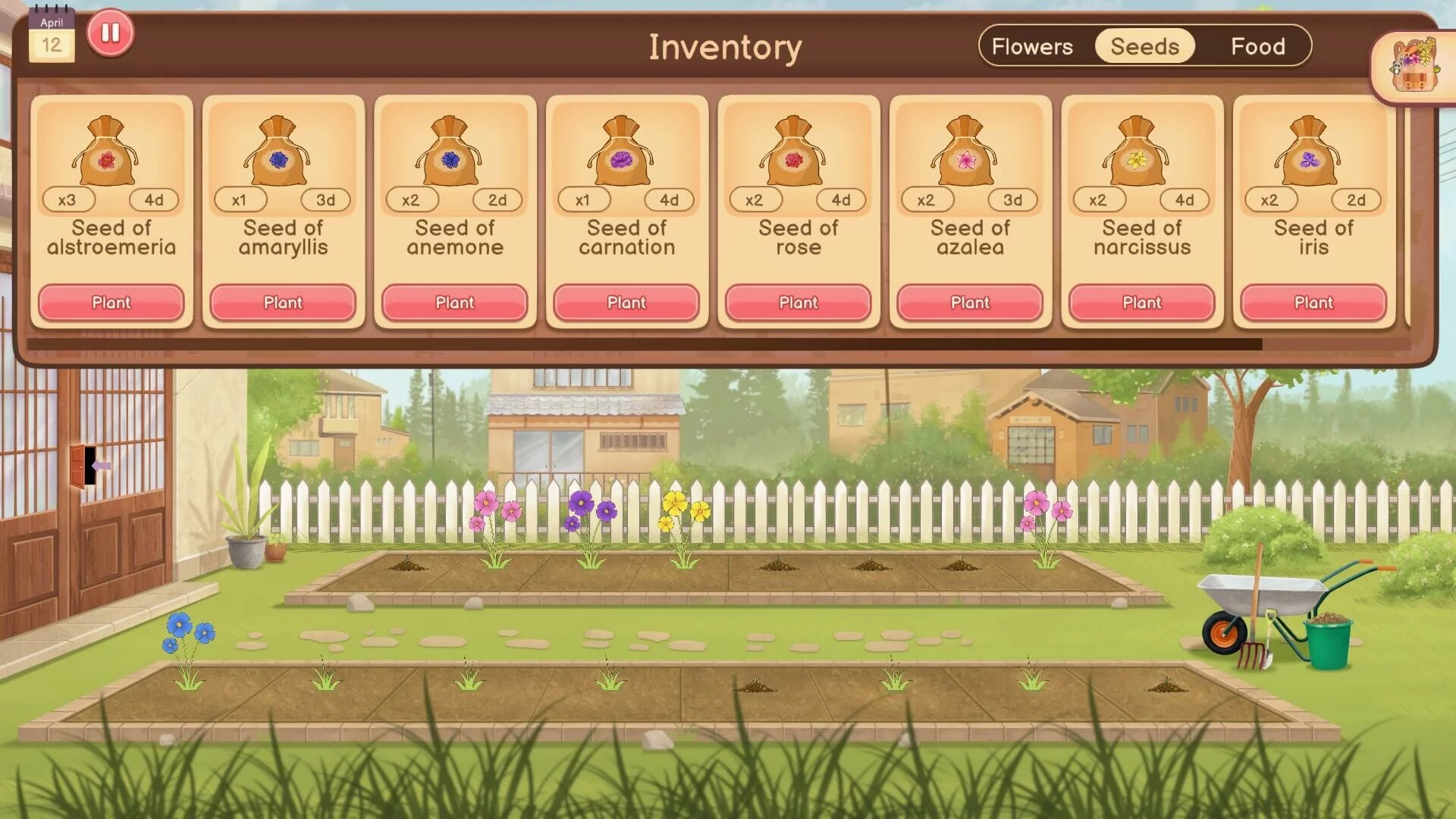 Изображение игры: Hanako's Flower Shop