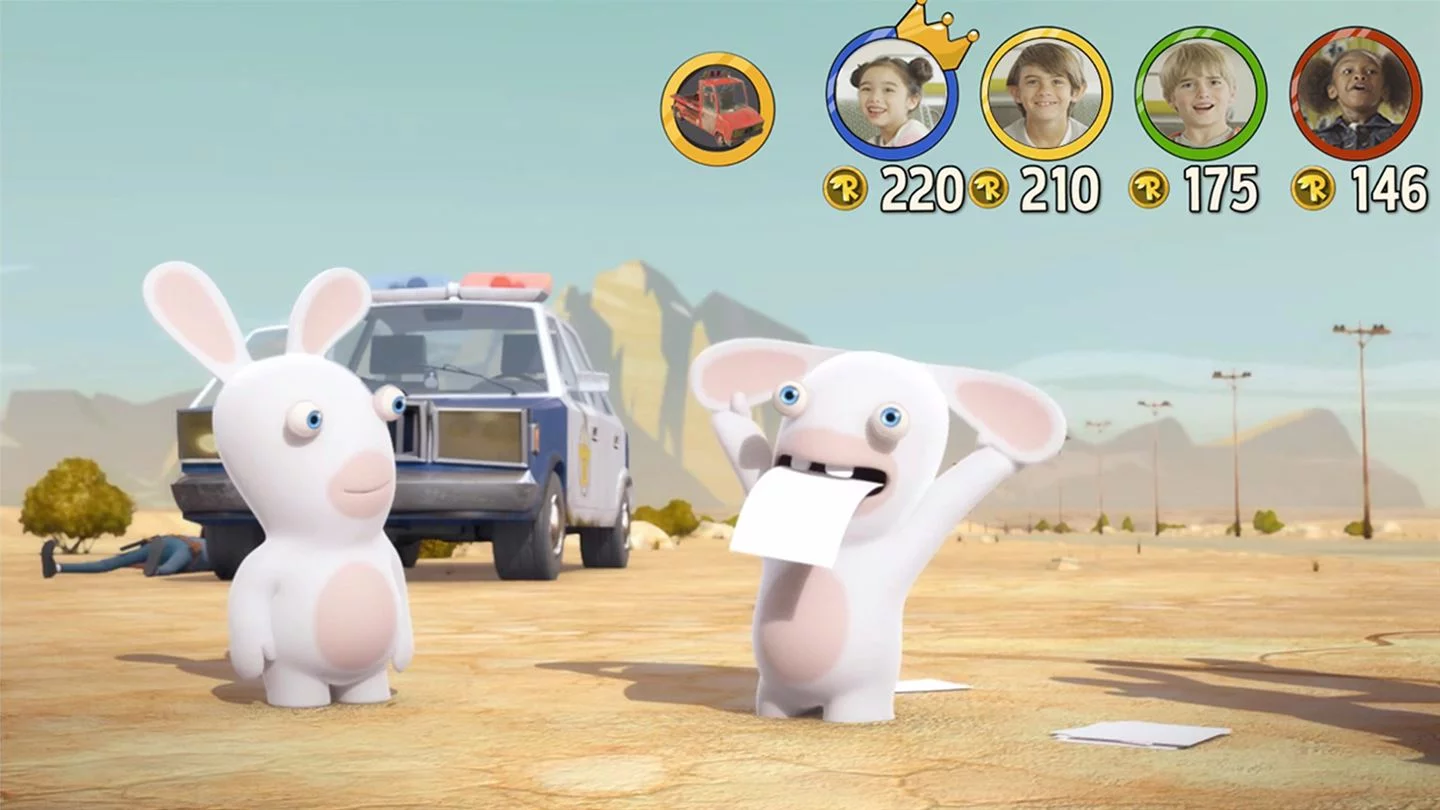Изображение игры: Rabbids Invasion: The Interactive TV Show