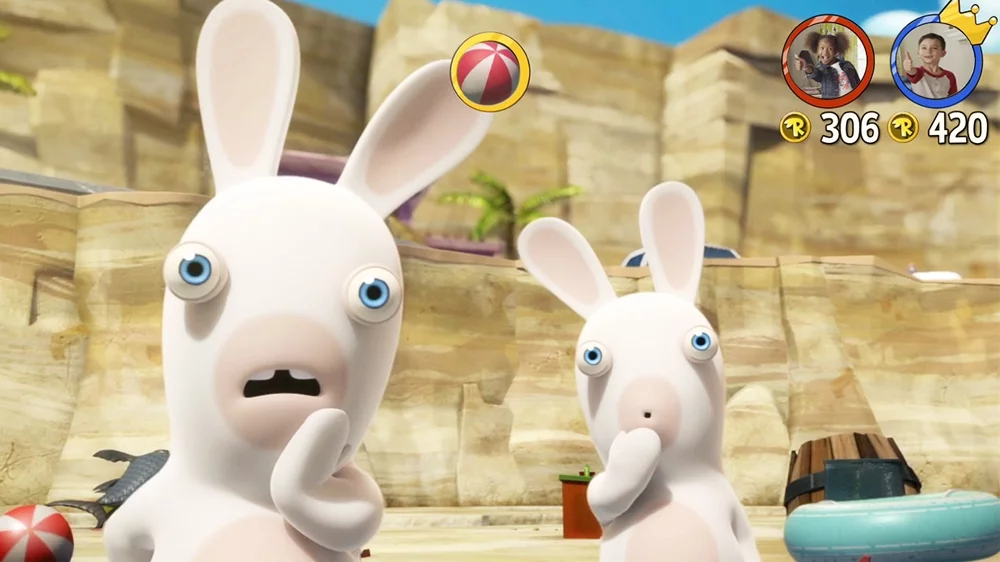 Изображение игры: Rabbids Invasion: The Interactive TV Show