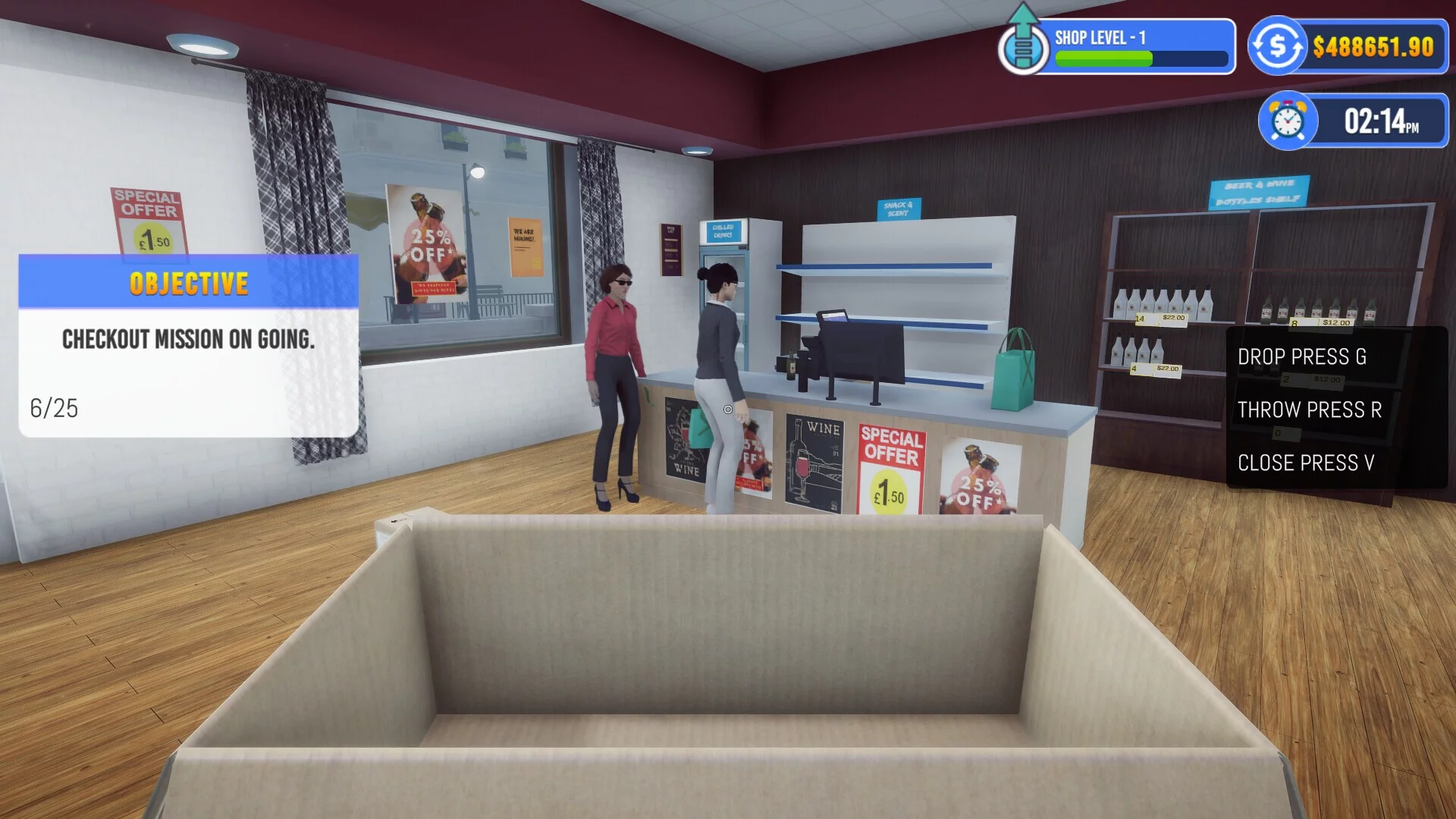 Изображение игры: Liquor And Wine Shop Simulator - Store Simulator