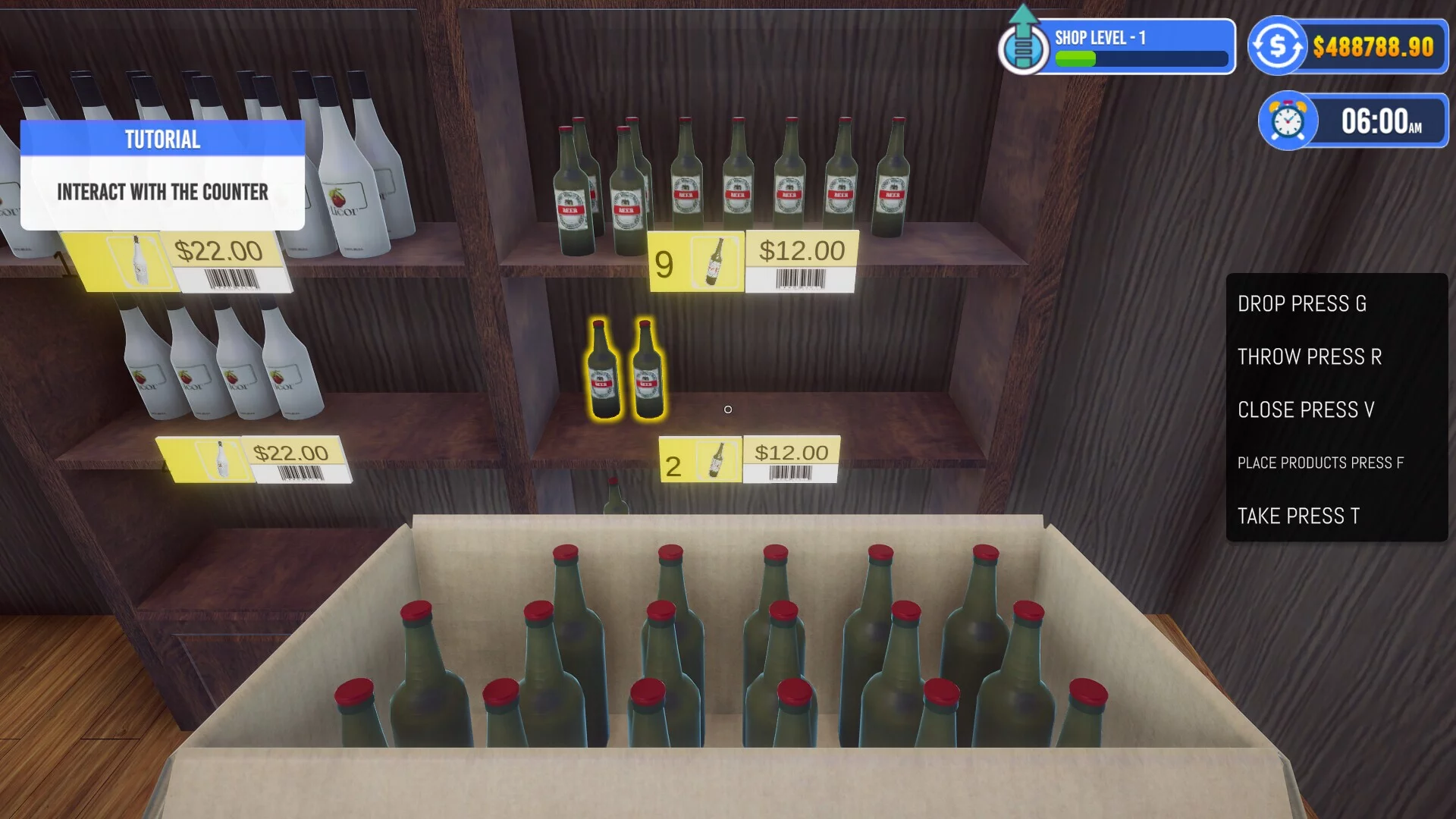 Изображение игры: Liquor And Wine Shop Simulator - Store Simulator