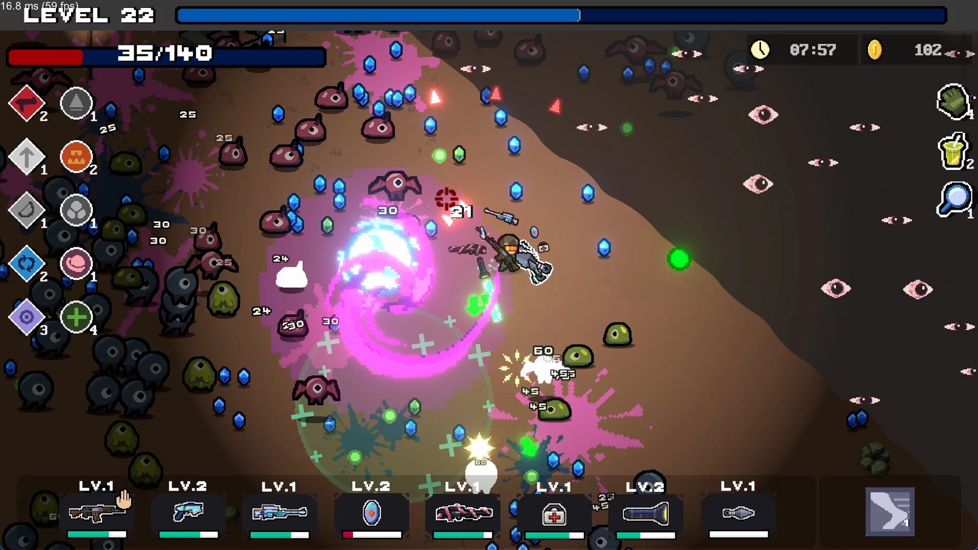 Изображение игры: Bound Survivor