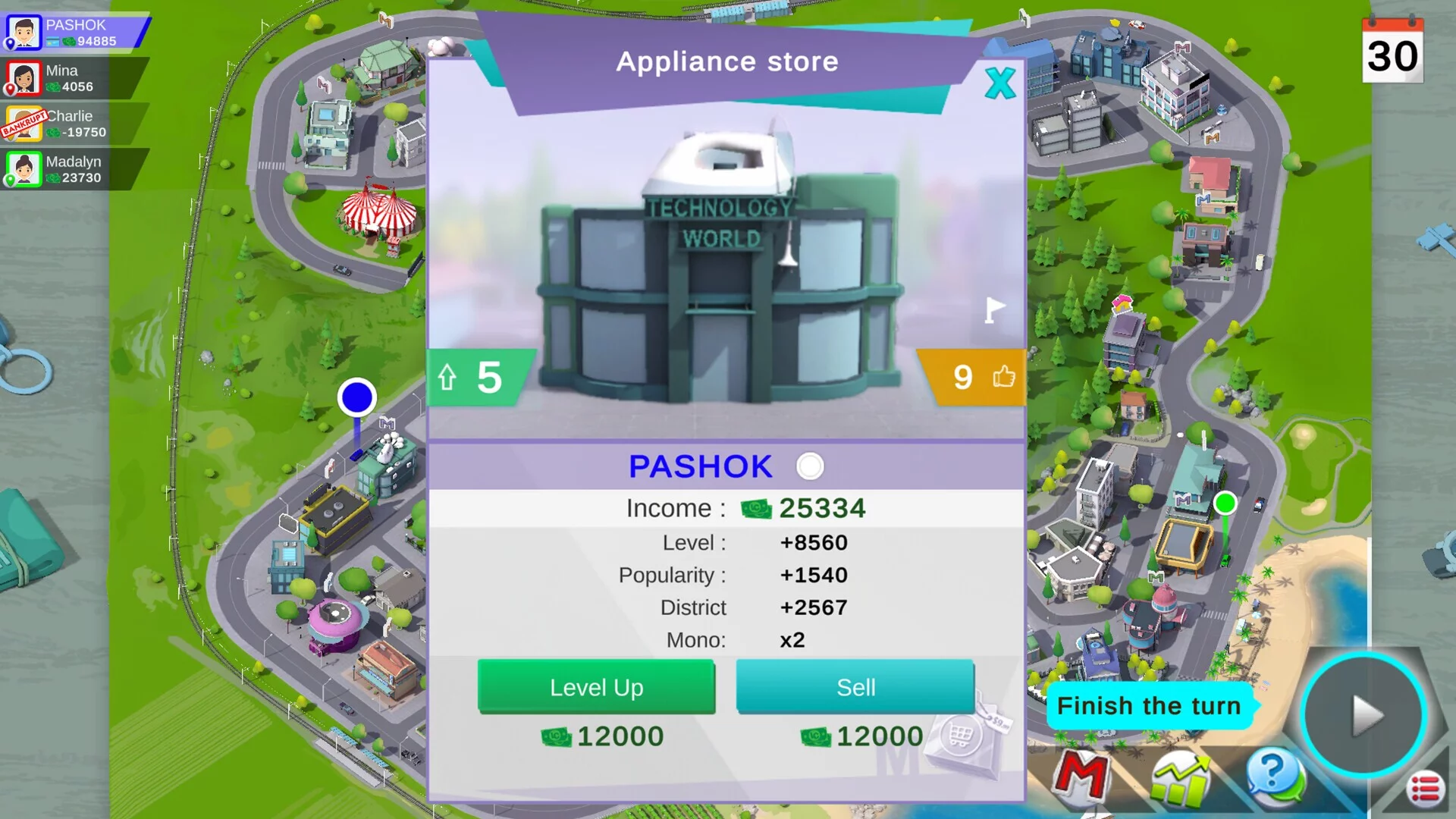 Изображение игры: Luck City - monopoly