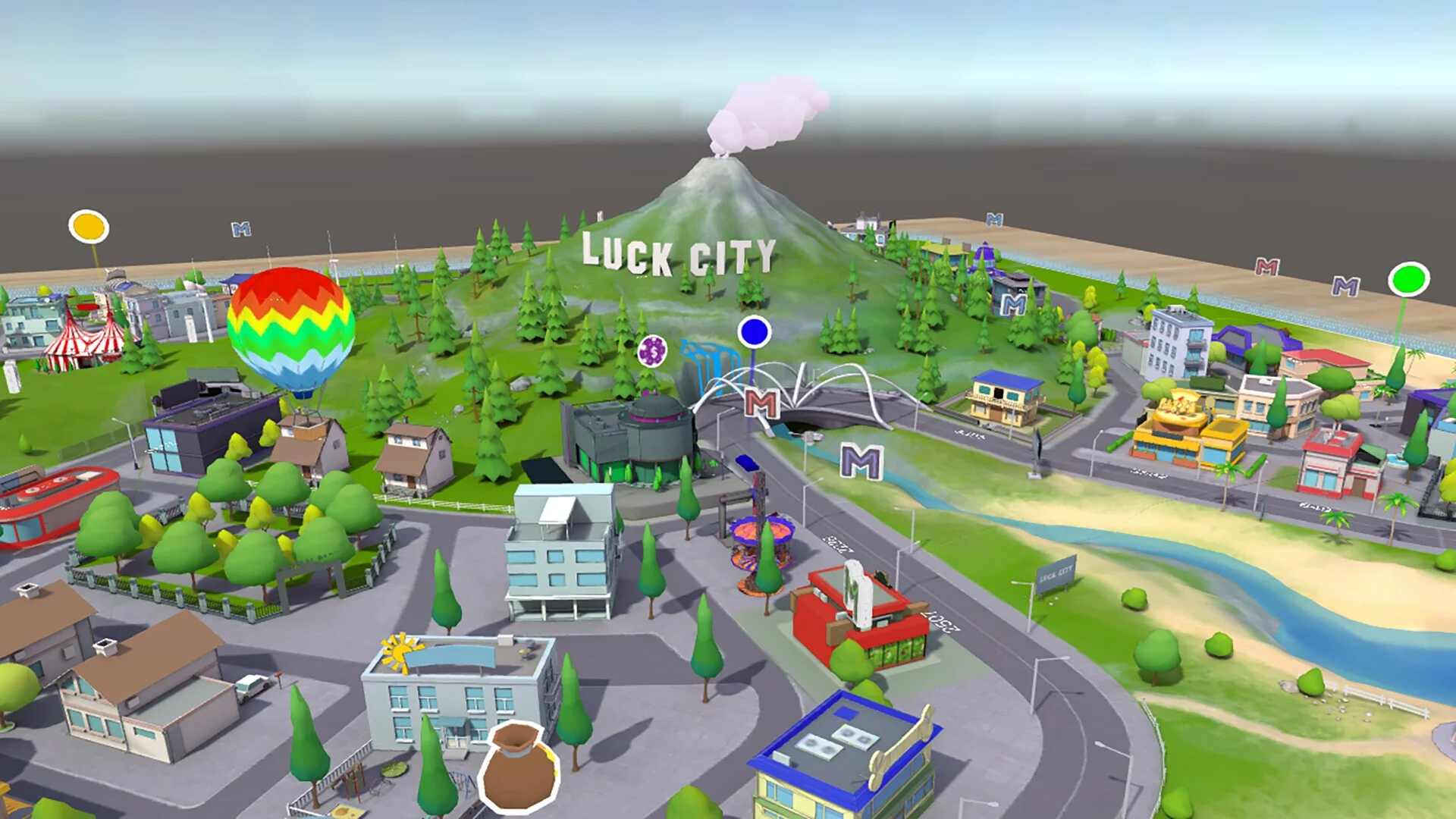 Изображение игры: Luck City - monopoly