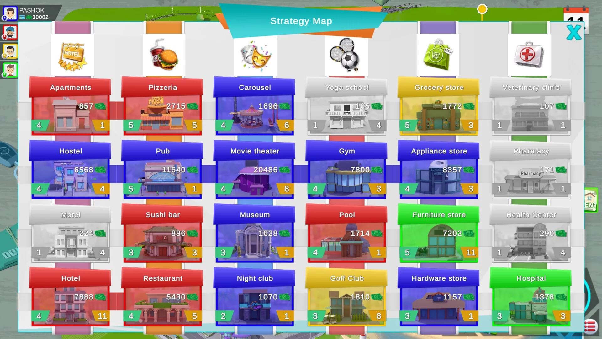 Изображение игры: Luck City - monopoly