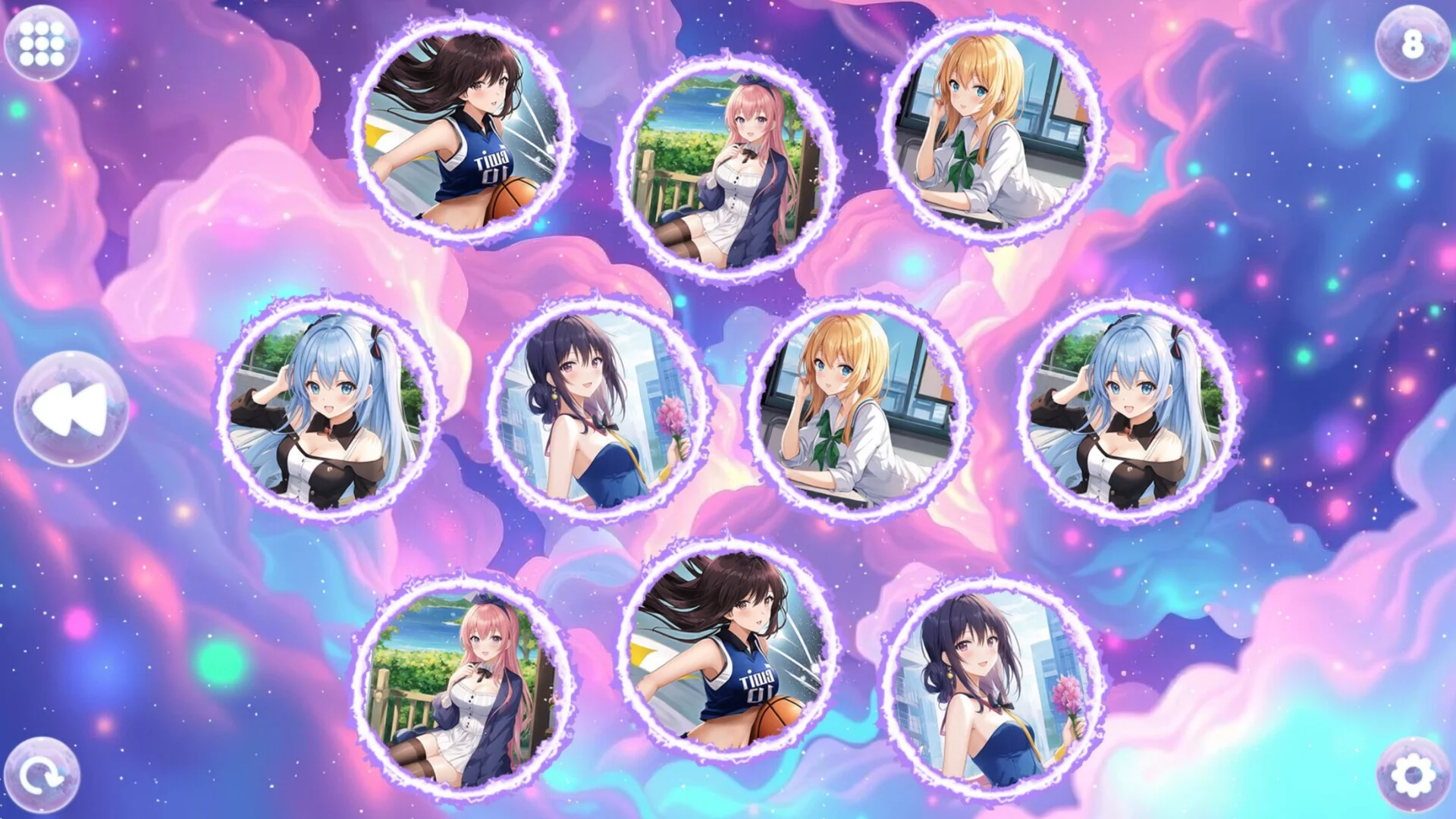 Изображение игры: Anime Dream Match: Girls 2