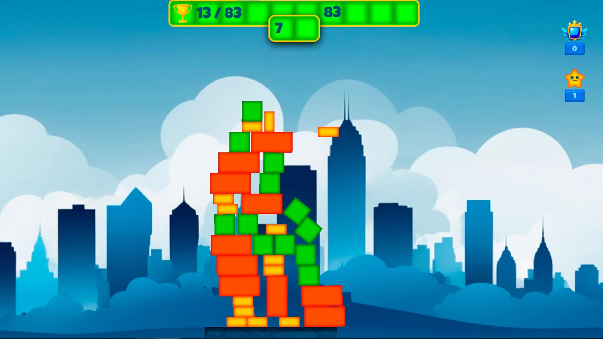 Изображение игры: Block Sky Rise