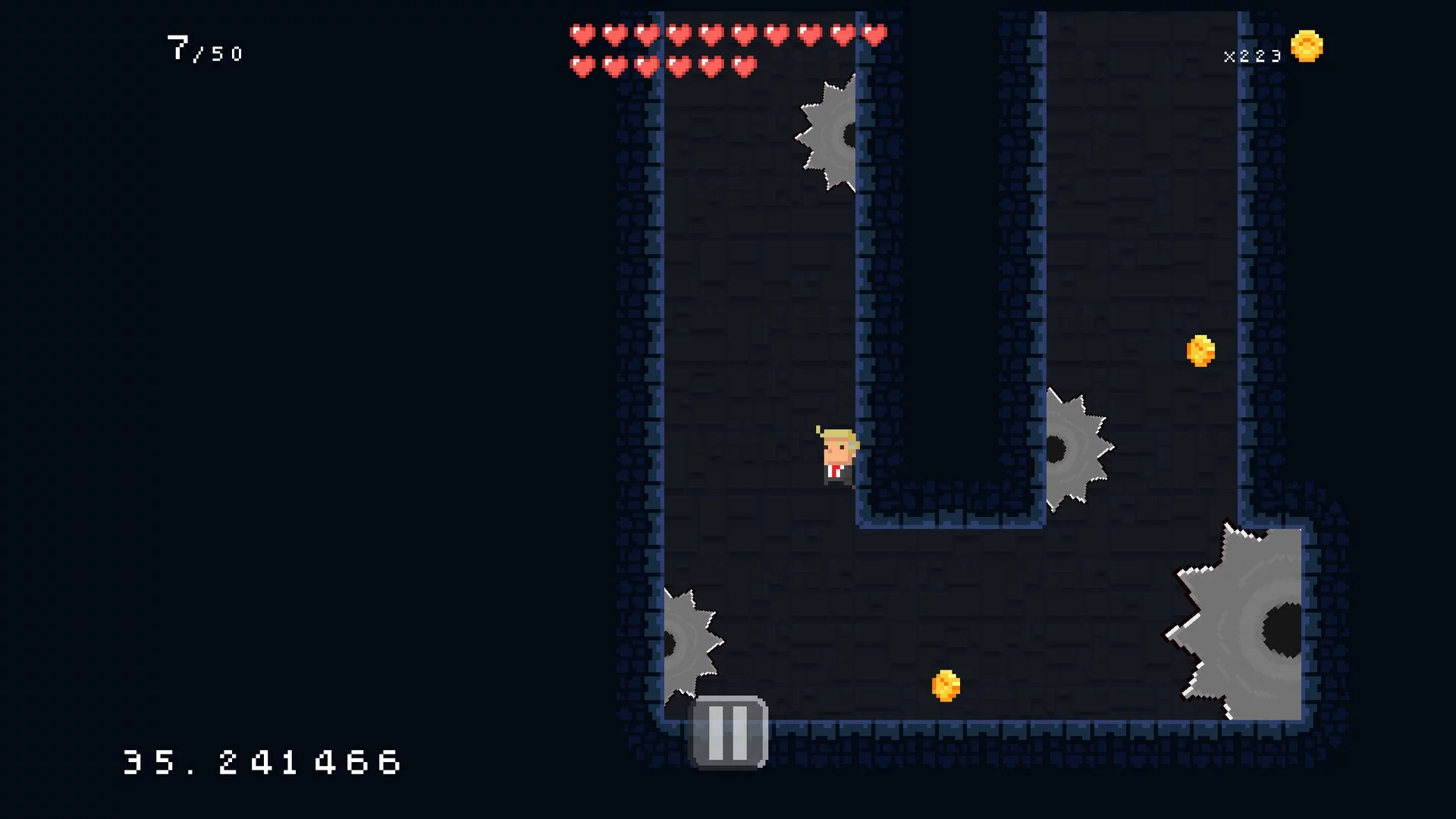 Изображение игры: Donald Jump