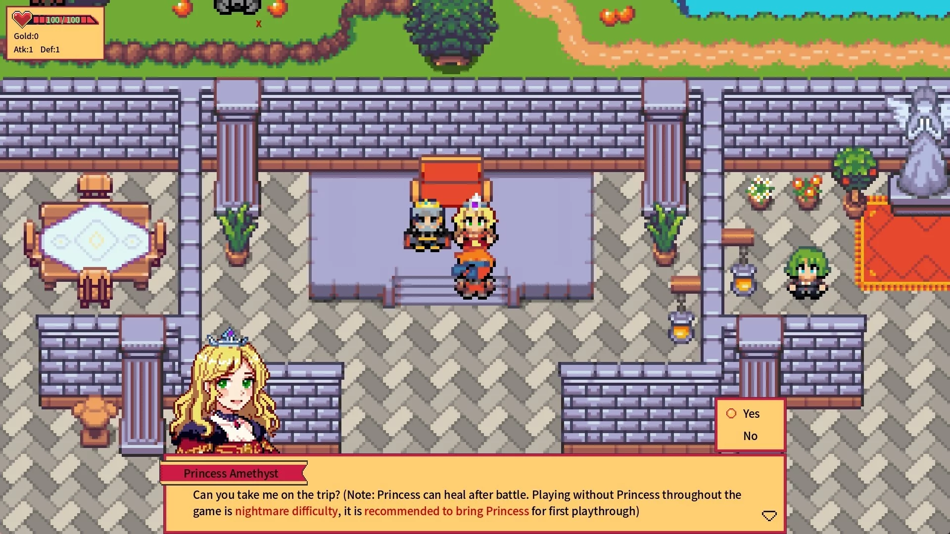 Изображение игры: The Adventure of Amethyst Knight / 紫水晶骑士物语