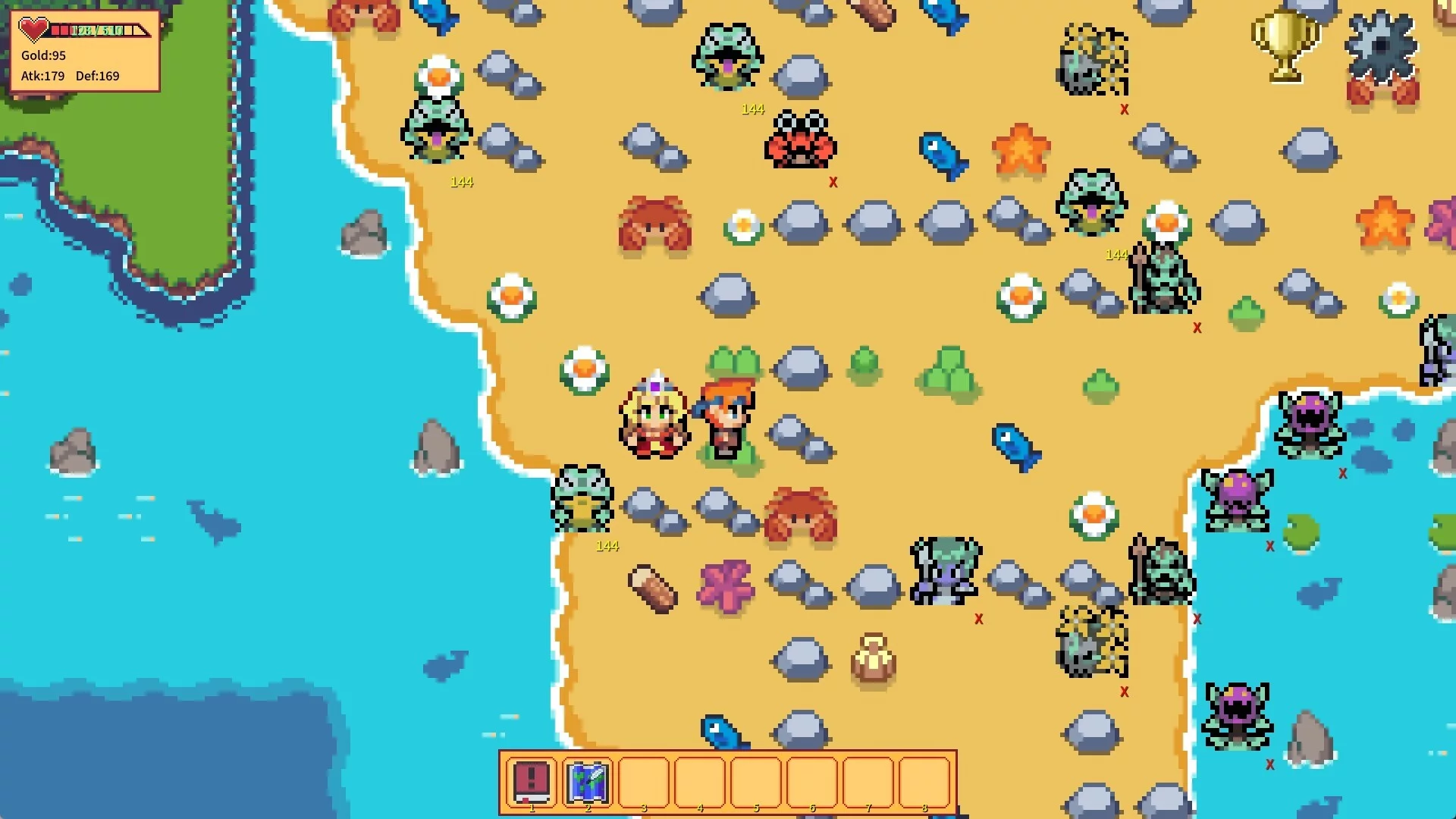 Изображение игры: The Adventure of Amethyst Knight / 紫水晶骑士物语
