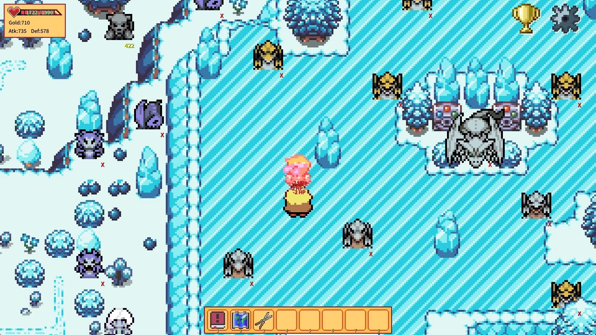 Изображение игры: The Adventure of Amethyst Knight / 紫水晶骑士物语