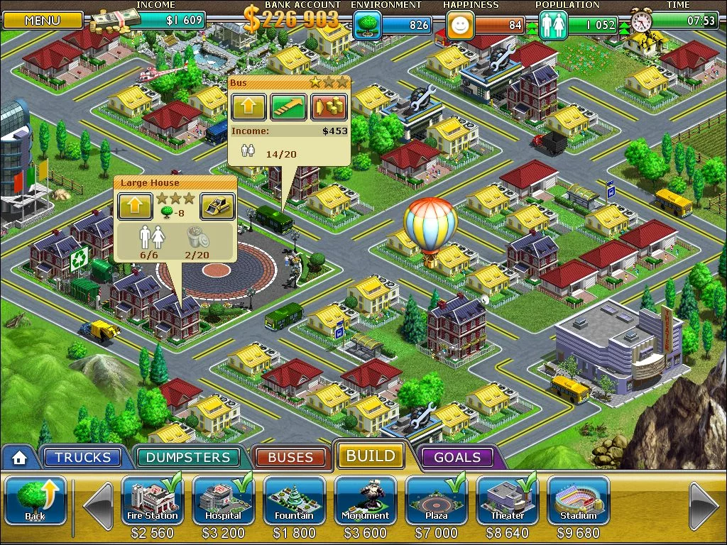 Изображение игры: Virtual City (2009)