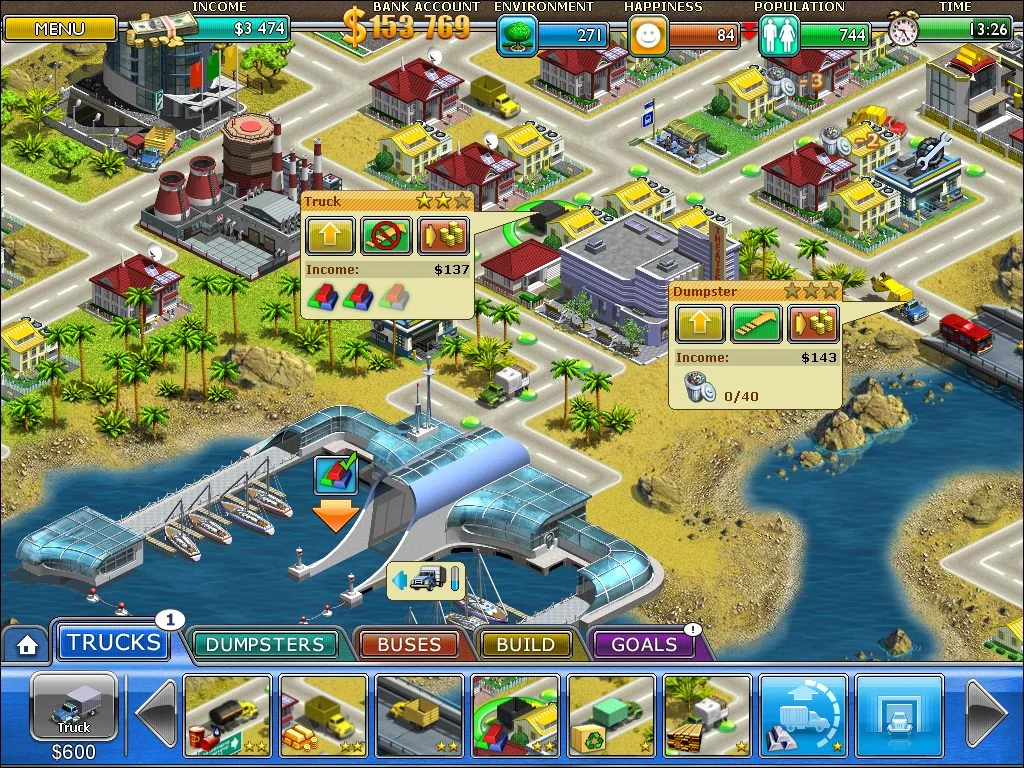 Изображение игры: Virtual City (2009)