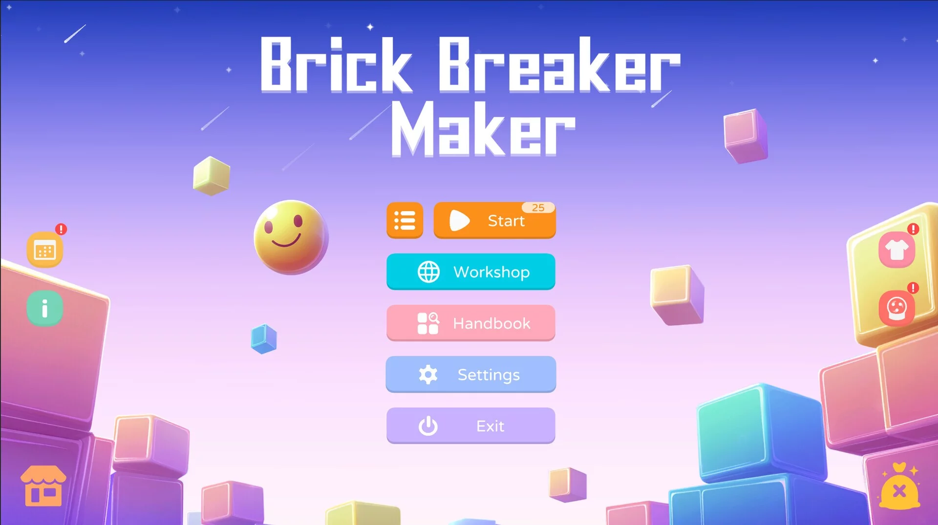 Изображение игры: Brick Breaker Maker